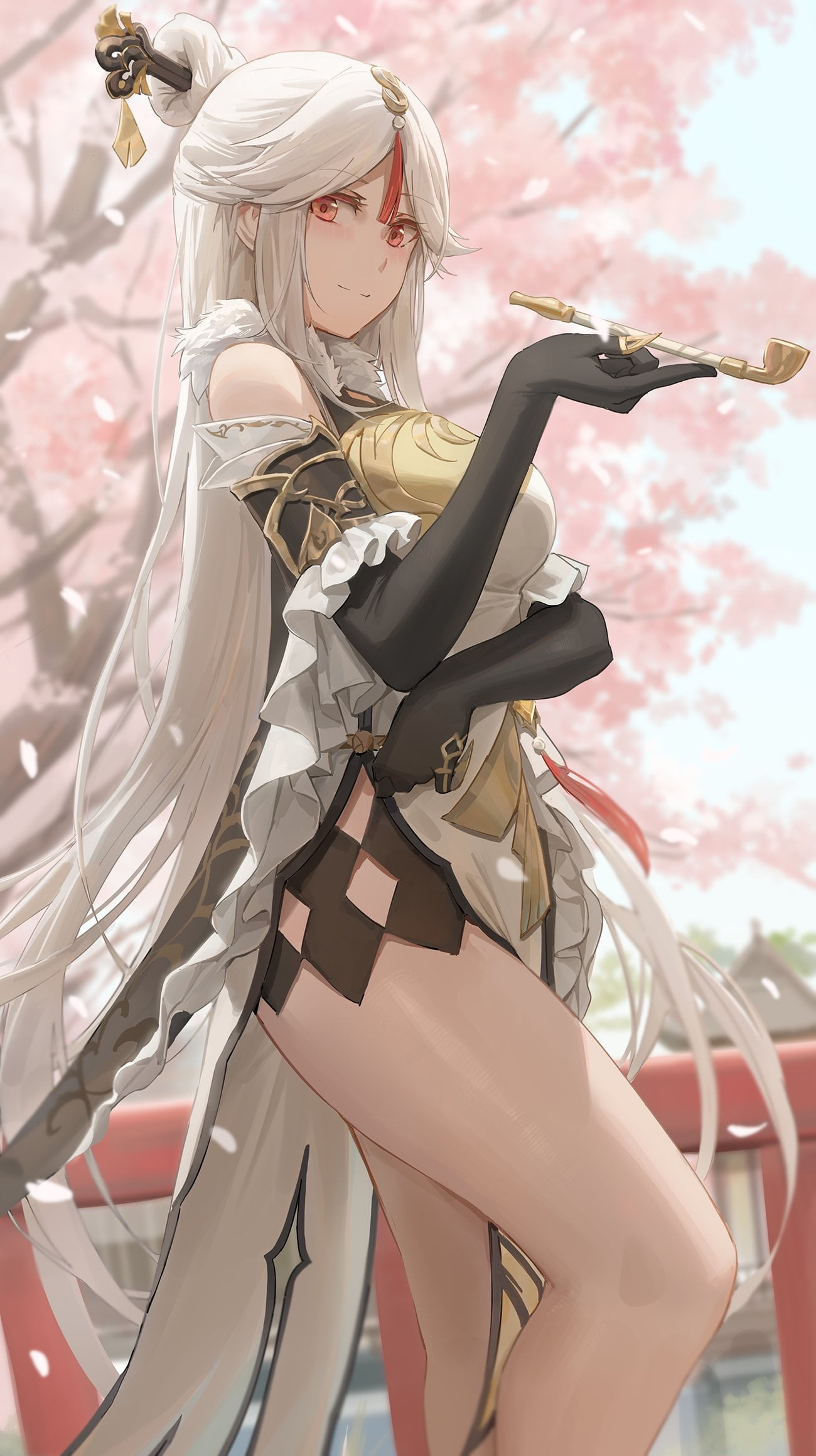 Genshin Impact, 1080P, anime girls, Ningguang (Genshin Impact), Phone HD Wallpaper