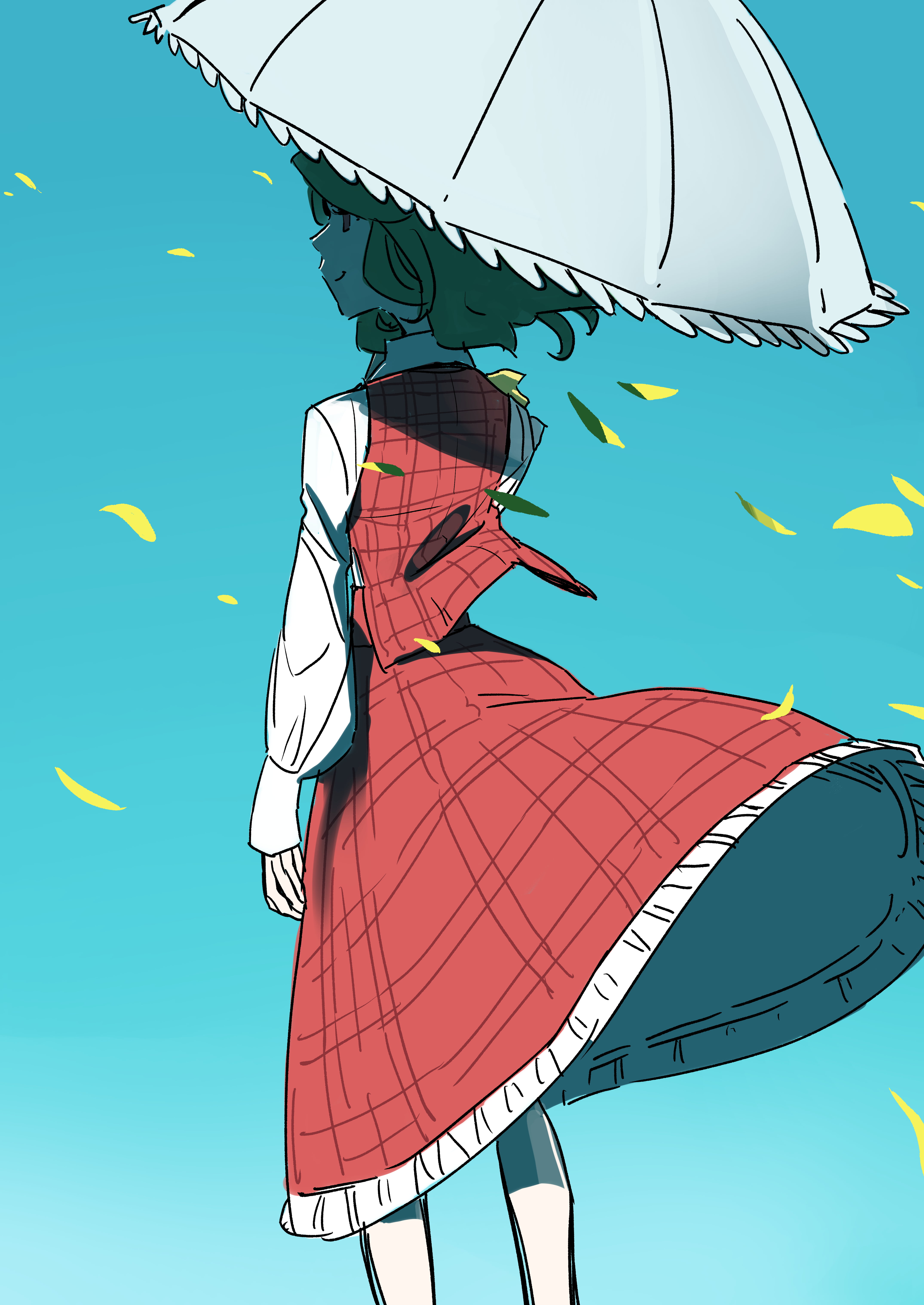 yuuka kazami, 5K, Touhou, Kazami Yuuka, kawayabug, Phone HD Wallpaper