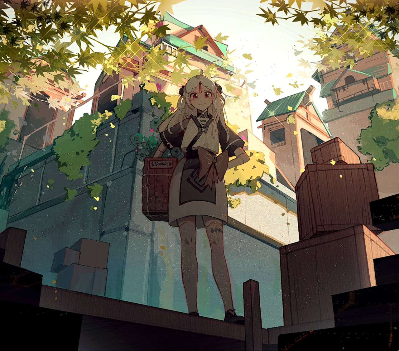 Genshin Impact, anime girls, 720P, Ningguang (Genshin Impact), HD Wallpaper