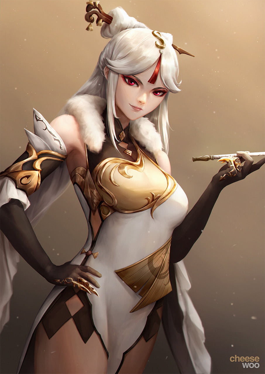 Genshin Impact, Ningguang (Genshin Impact), 720P, Isaac Liew | cheesewoo, Phone HD Wallpaper