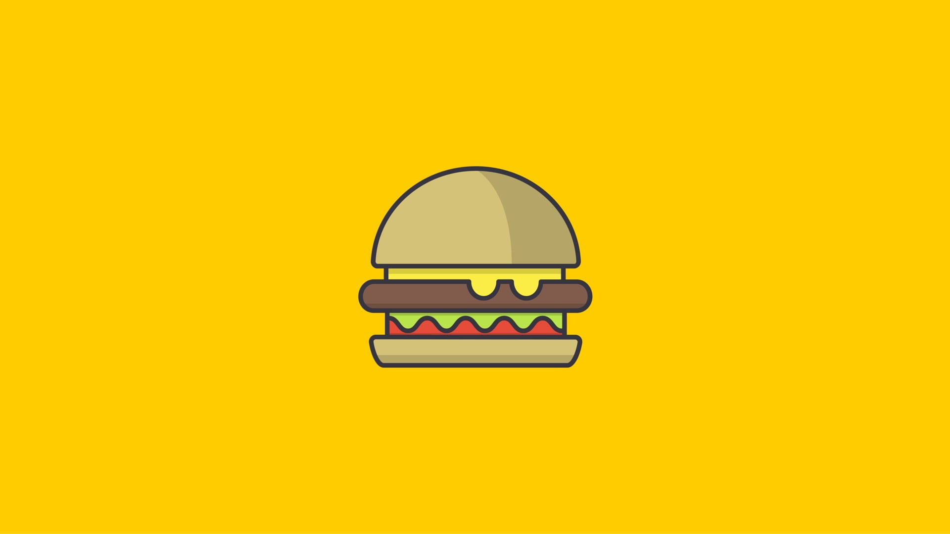 yellow, orange color, hamburgers, lighting equipment, communication, indoors, copy space, still life, single object, shape, food and drink, colored background, HD Wallpaper