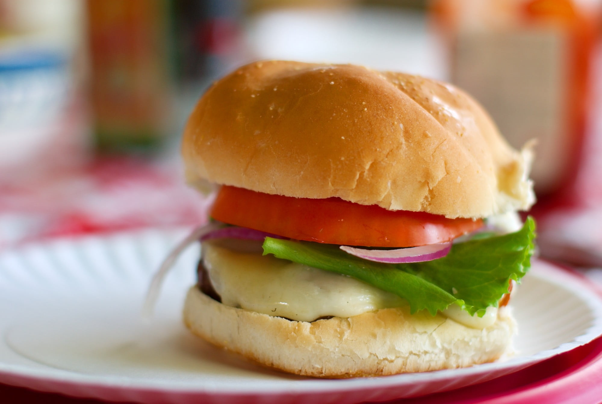 tomatoes, snack, hamburger, dinner, food and drink, freshness, food, close-up, 1080P, temptation, focus, indoors, unhealthy eating, breakfast, burgers, HD Wallpaper