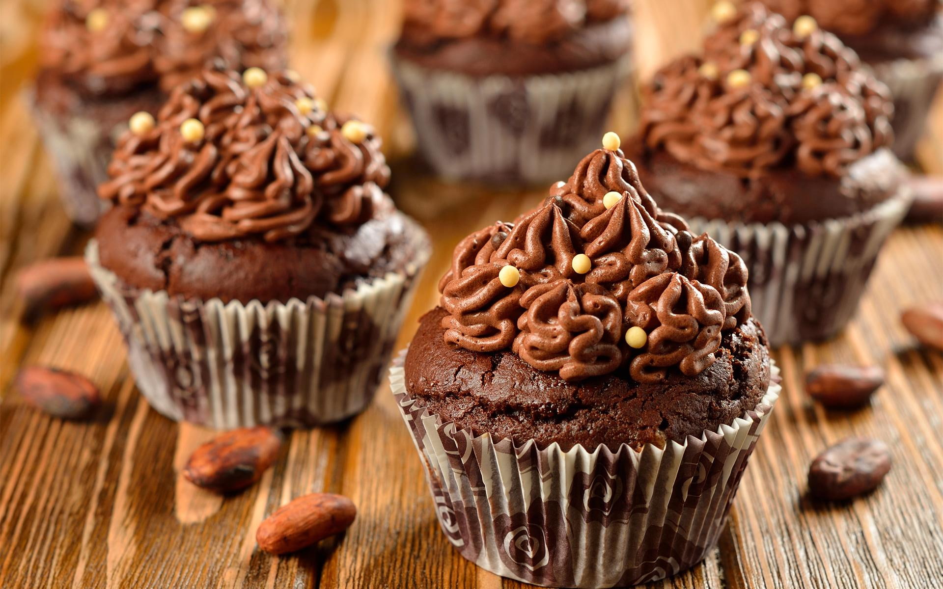 cup, 3d and abstract, chocolate, food, 1080P, cake, HD Wallpaper