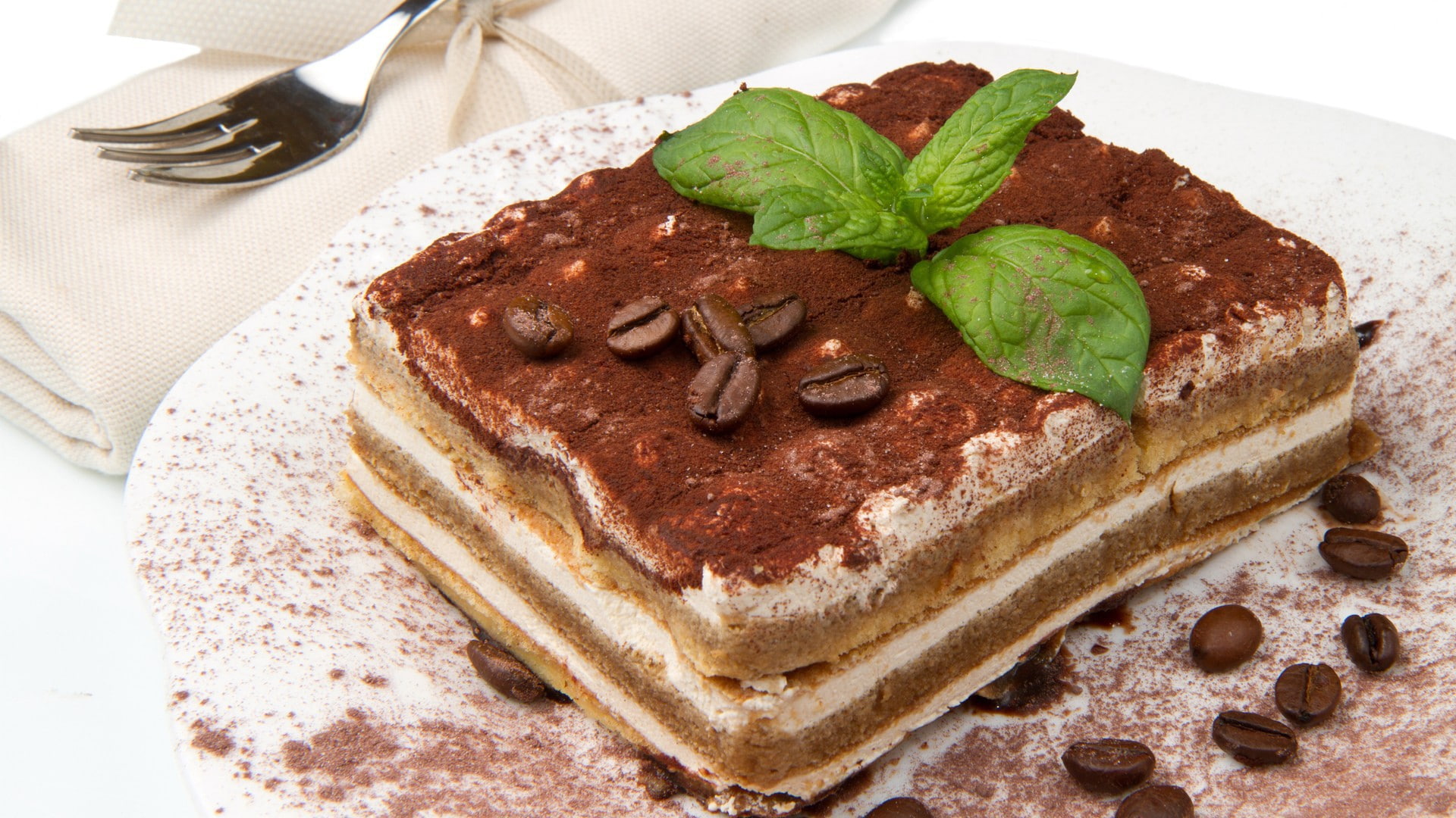 coffee beans, 1080P, food, chocolate, cake, HD Wallpaper