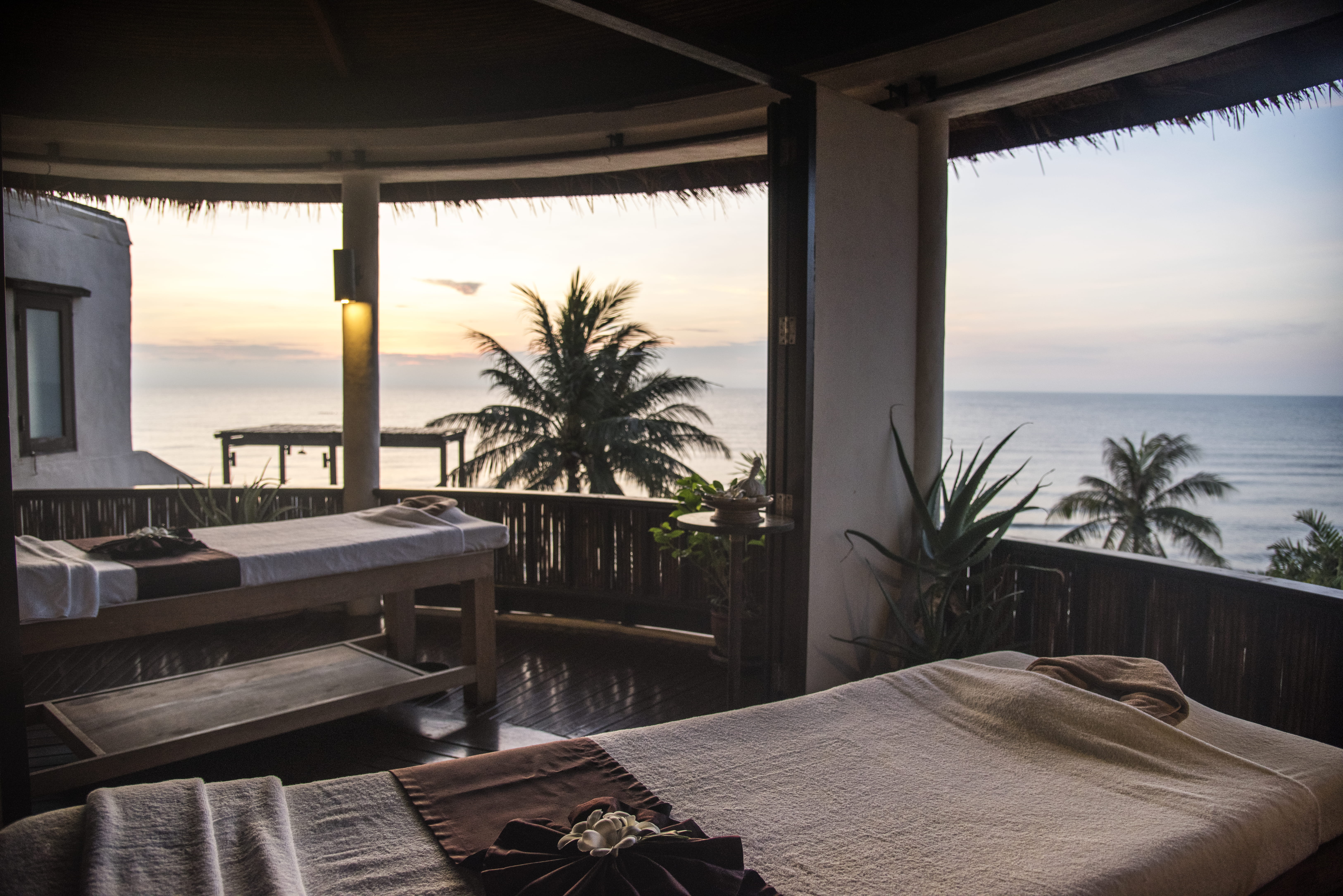 plant, tree, beach, relaxation, spa treatment, ocean, tranquility, equipment, health, healthcare, luxury, care, relaxing, massage, villa, architecture, HD Wallpaper