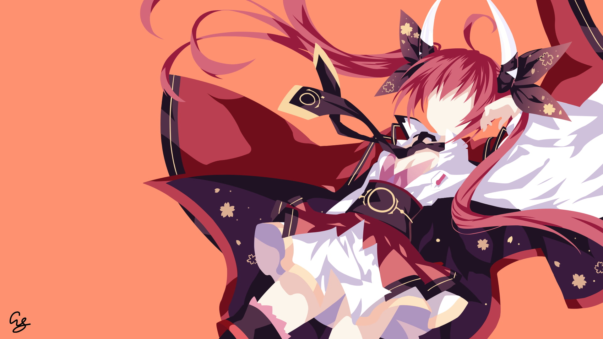 Date A Live, anime girls, Itsuka Kotori, thigh-highs, anime, 1080P, simple background, HD Wallpaper