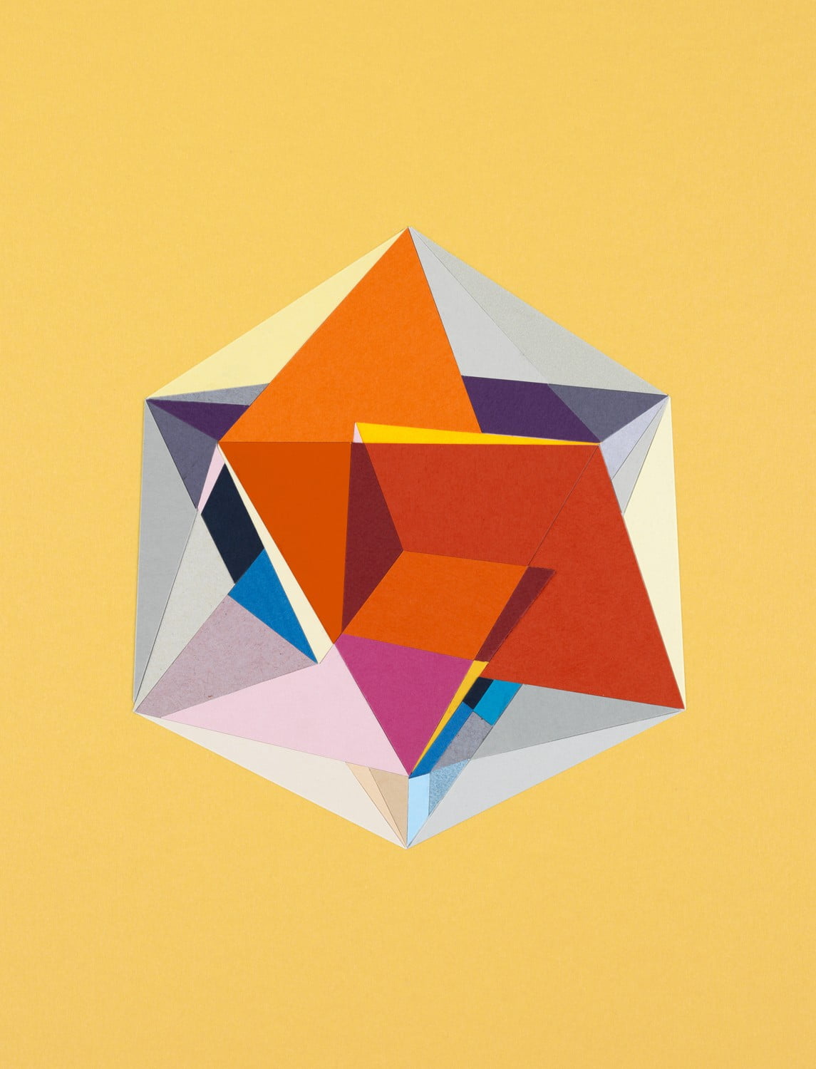 abstract, art and craft, orange color, shape, creativity, design, simplicity, Google, paper, yellow, material style, geometric shape, studio shot, Phone HD Wallpaper