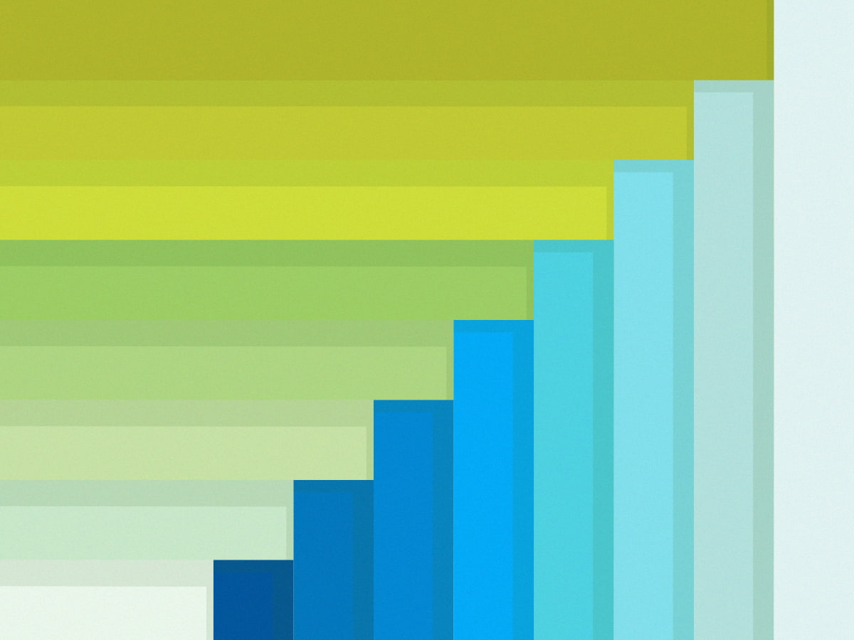 wall - building feature, yellow, variation, blue, design, creativity, multi colored, pattern, in a row, shape, Android L, staircase, paper, choice, close-up, HD Wallpaper