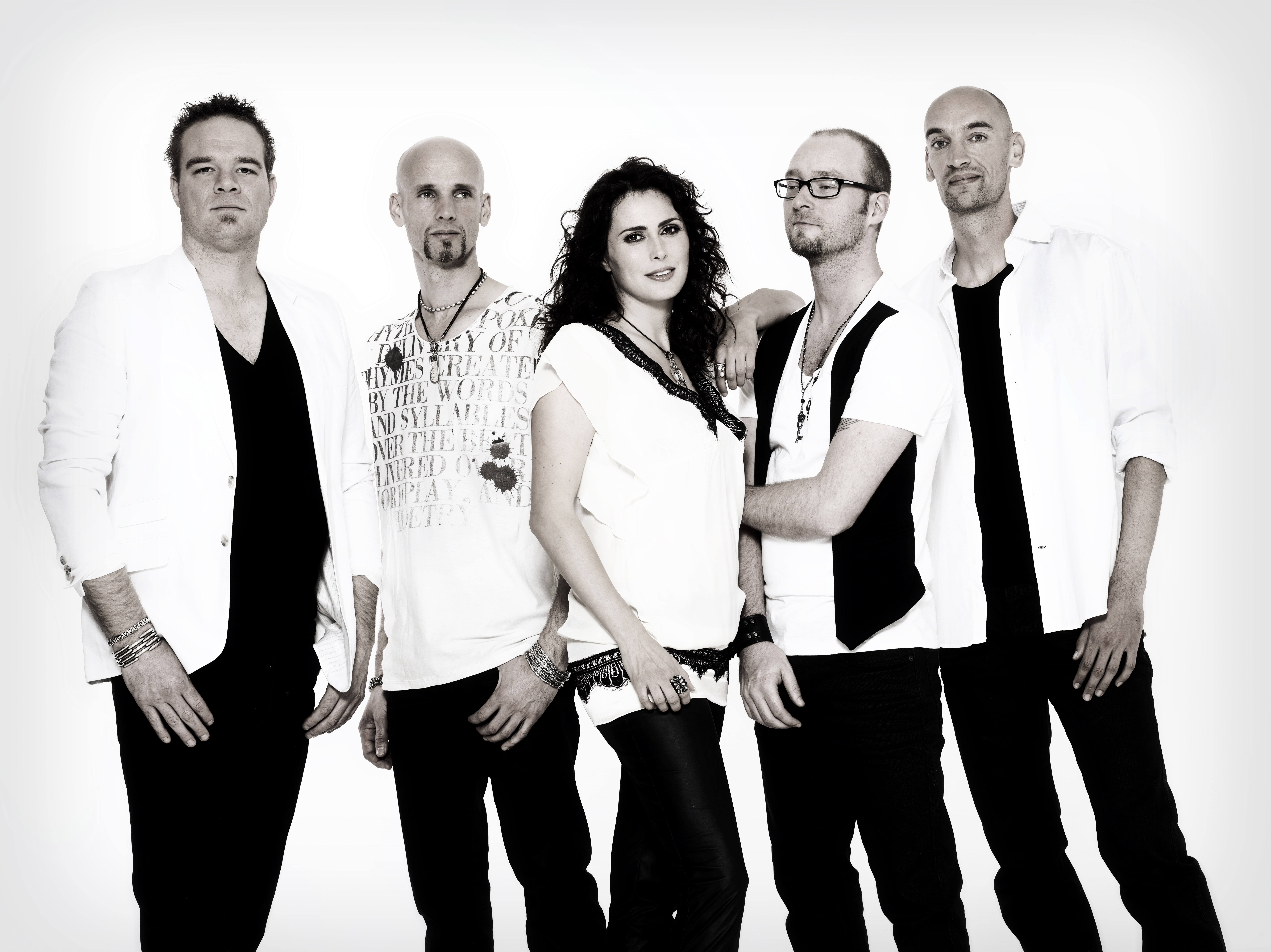 Within Temptation, Robert Vesterholt, vocalist, group, Robert Westerholt, Sharon den Adel, 5K, HD Wallpaper