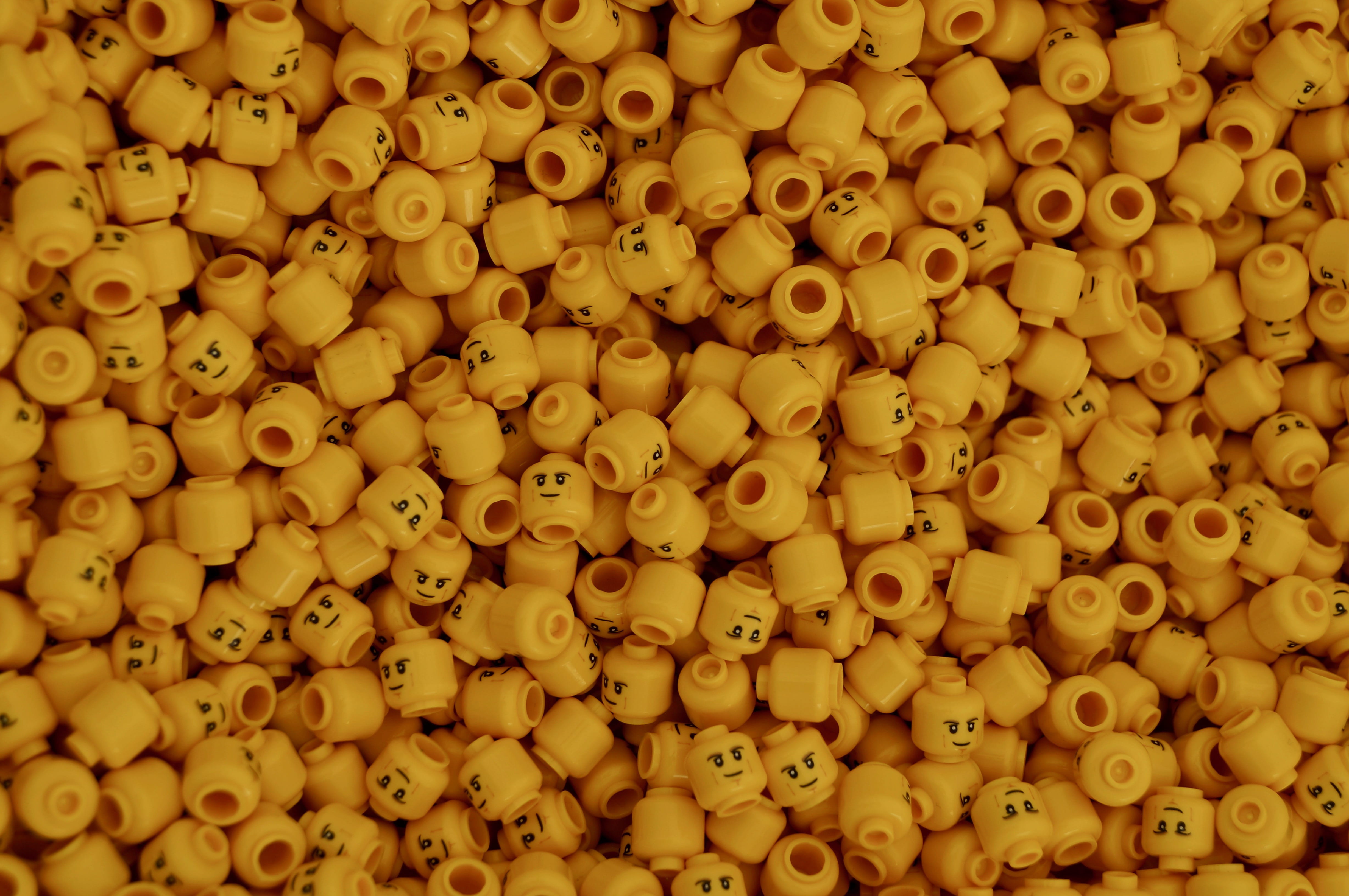 indoors, food, still life, head, toy, no people, orange color, large group of objects, day, 4K, wellbeing, yellow, repetition, backgrounds, healthy eating, HD Wallpaper