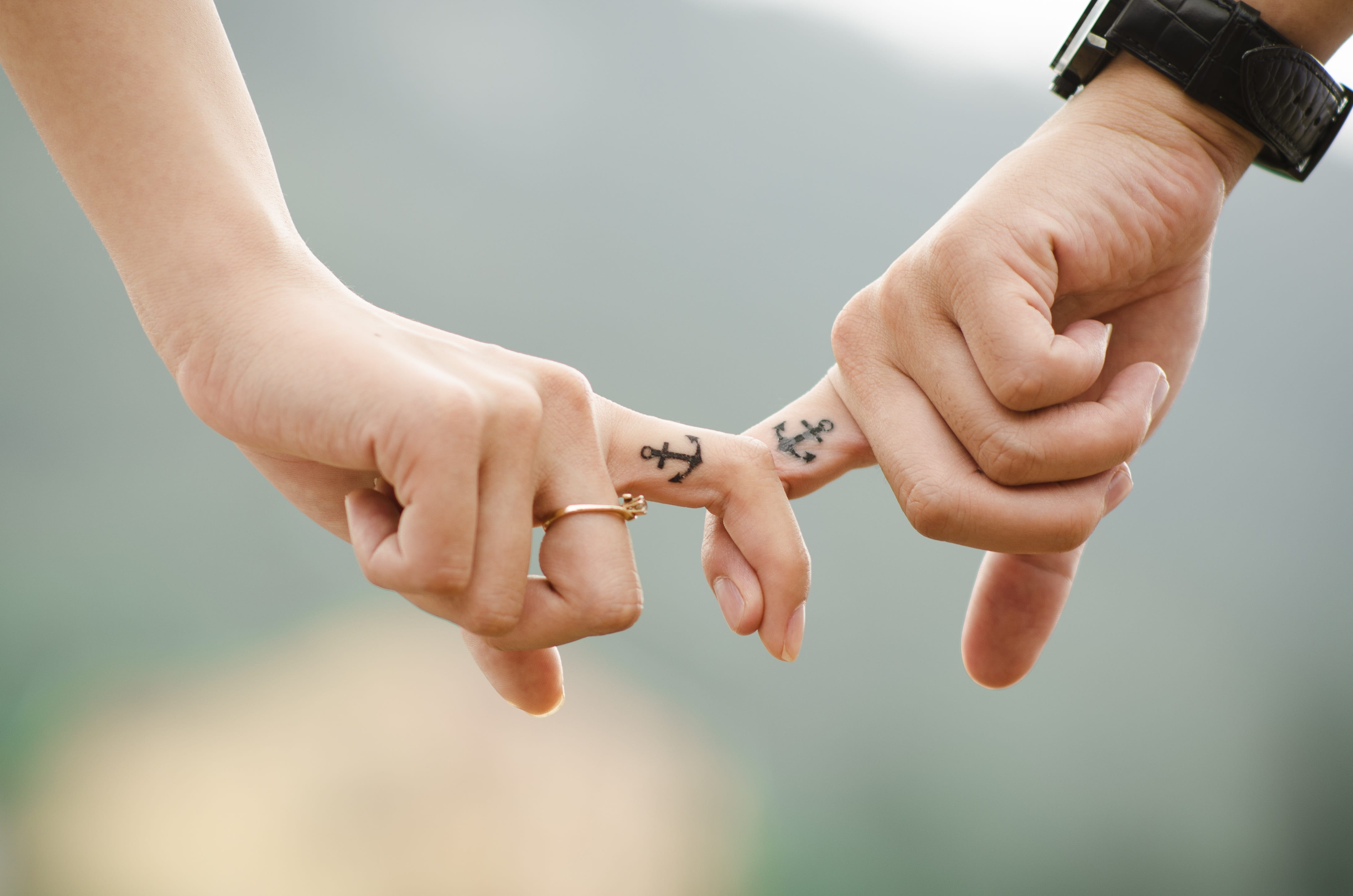 adult, positive emotion, emotion, togetherness, holding hands, love, women, wristwatch, trust, interlocking, index, holding, hand, people, man, heterosexual couple, HD Wallpaper