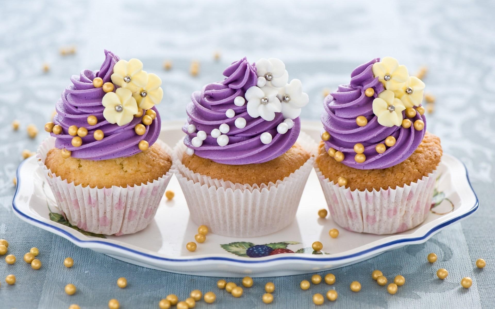 cakes, dessert, cream, flowers, 1080P, pastries, HD Wallpaper