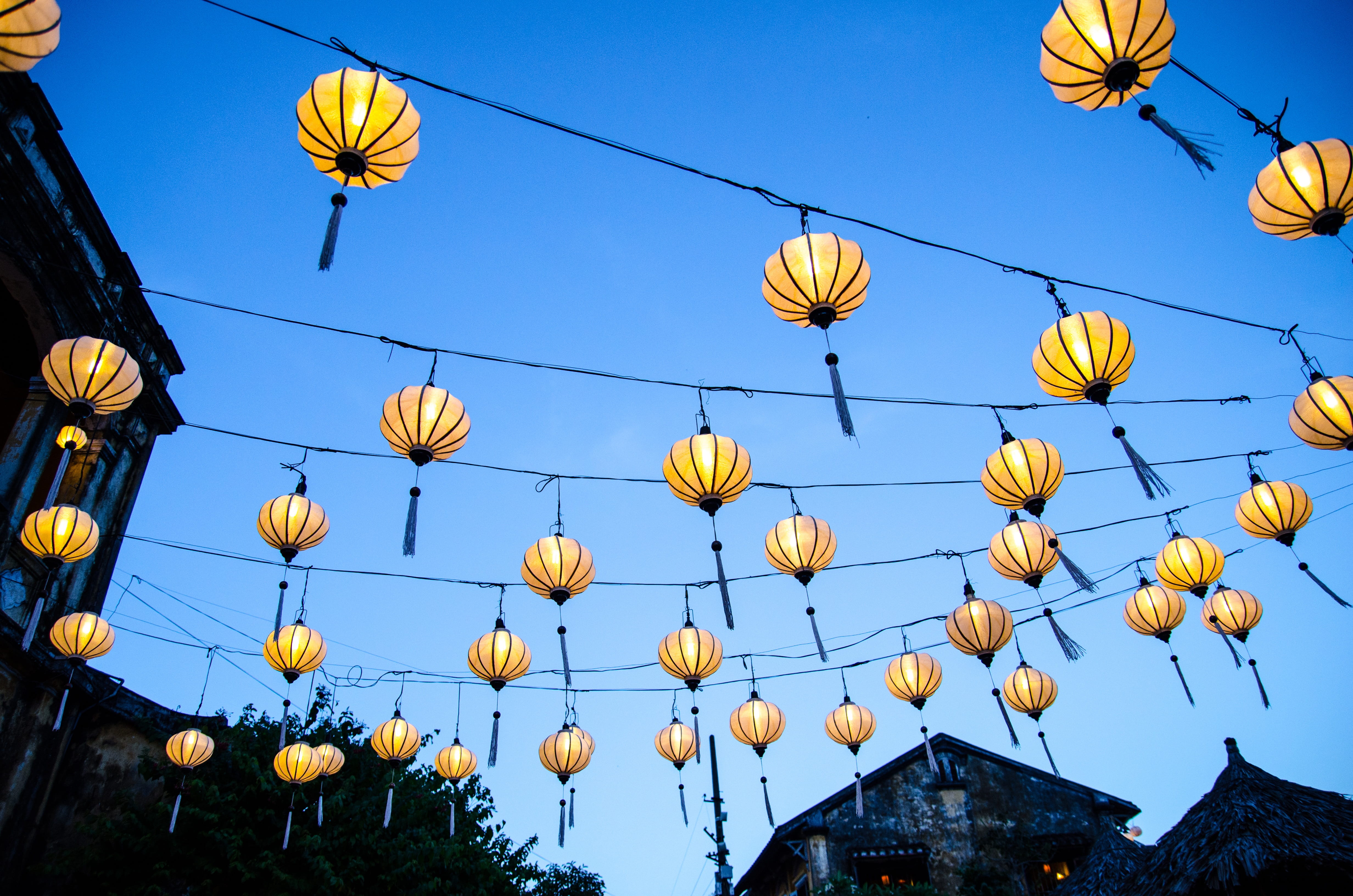 chinese lantern festival, chinese new year, decorate, celebration, decoration, ancient town, lighting equipment, asia, travel, traditional festival, chinese lantern, HD Wallpaper