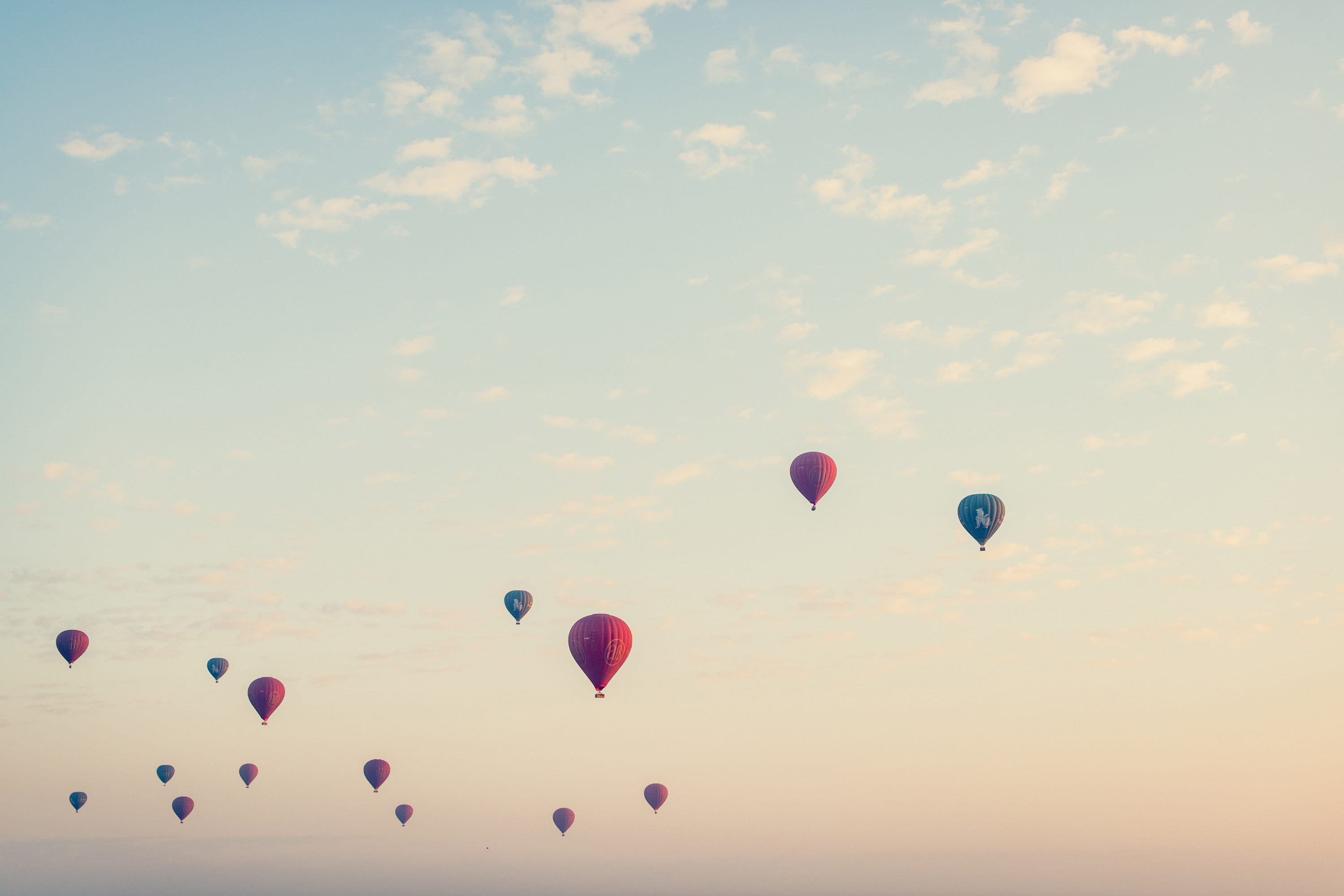 low angle view, air vehicle, no people, flying, tranquility, cloud - sky, mid-air, pretty backgrounds, sunset, color, hd backgrounds, HD Wallpaper