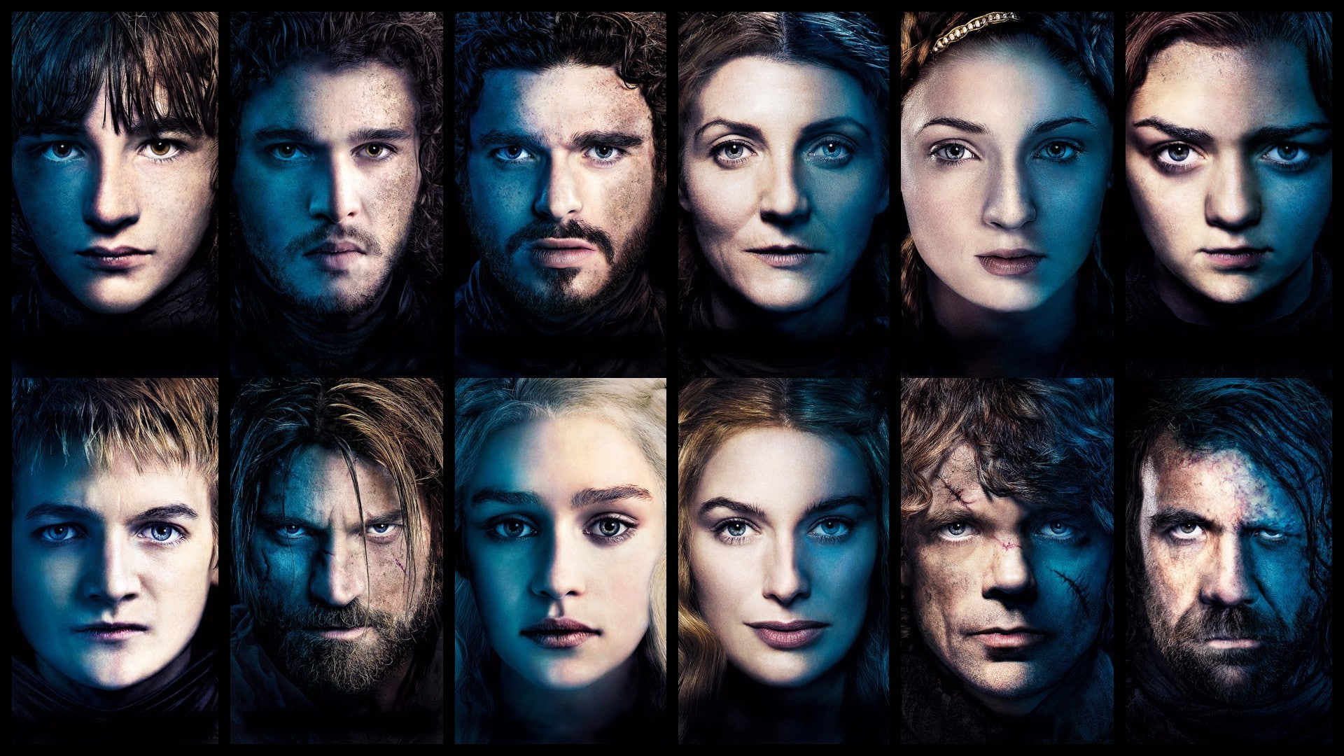 1080P, Joffrey Baratheon, Arya Stark, Cersei Lannister, anime, Jon Snow, Tyrion Lannister, Brandon Stark, The Hound, Daenerys Targaryen, Robb Stark, Jaime Lannister, HD Wallpaper