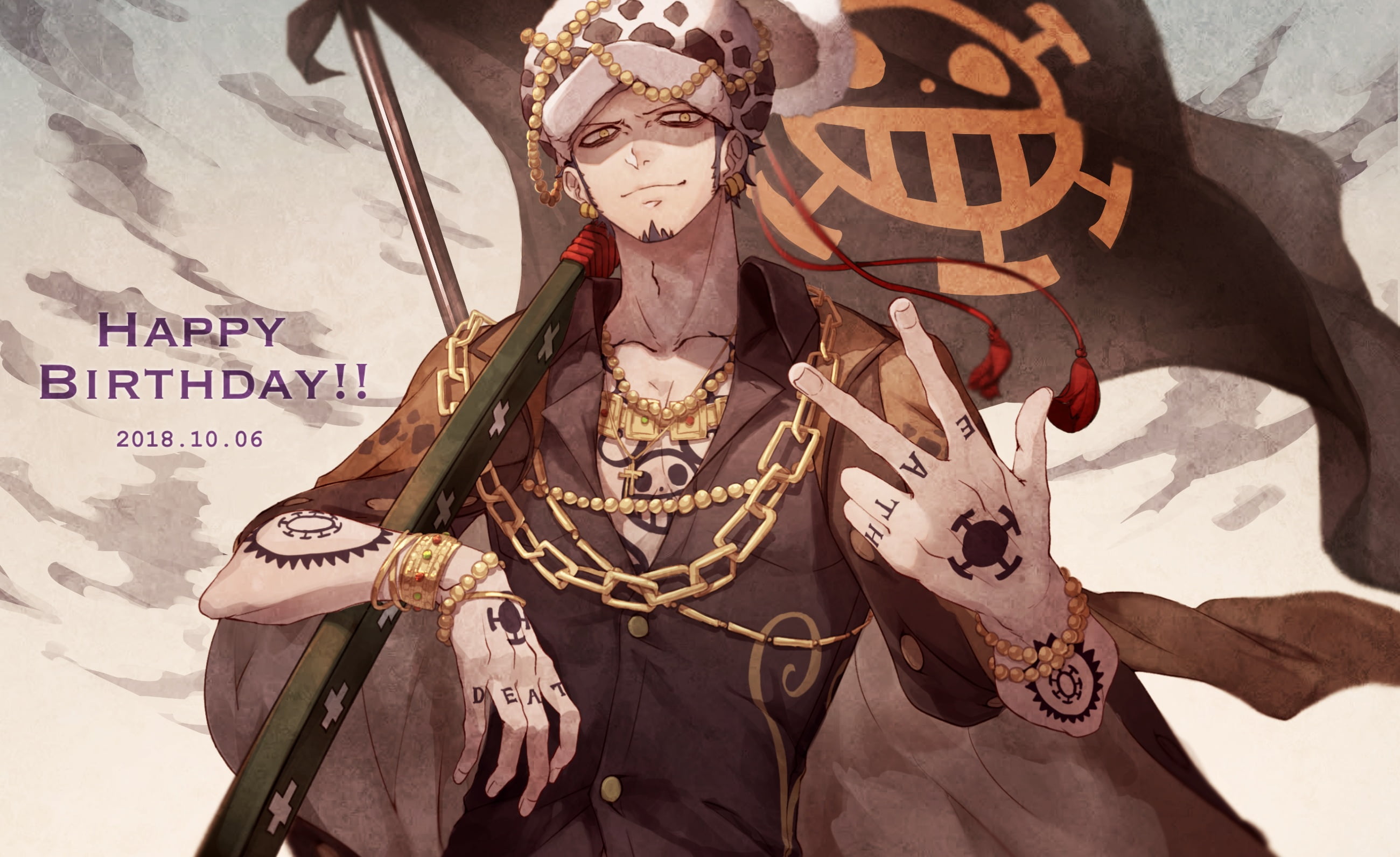 One Piece, 2K, Trafalgar Law, HD Wallpaper