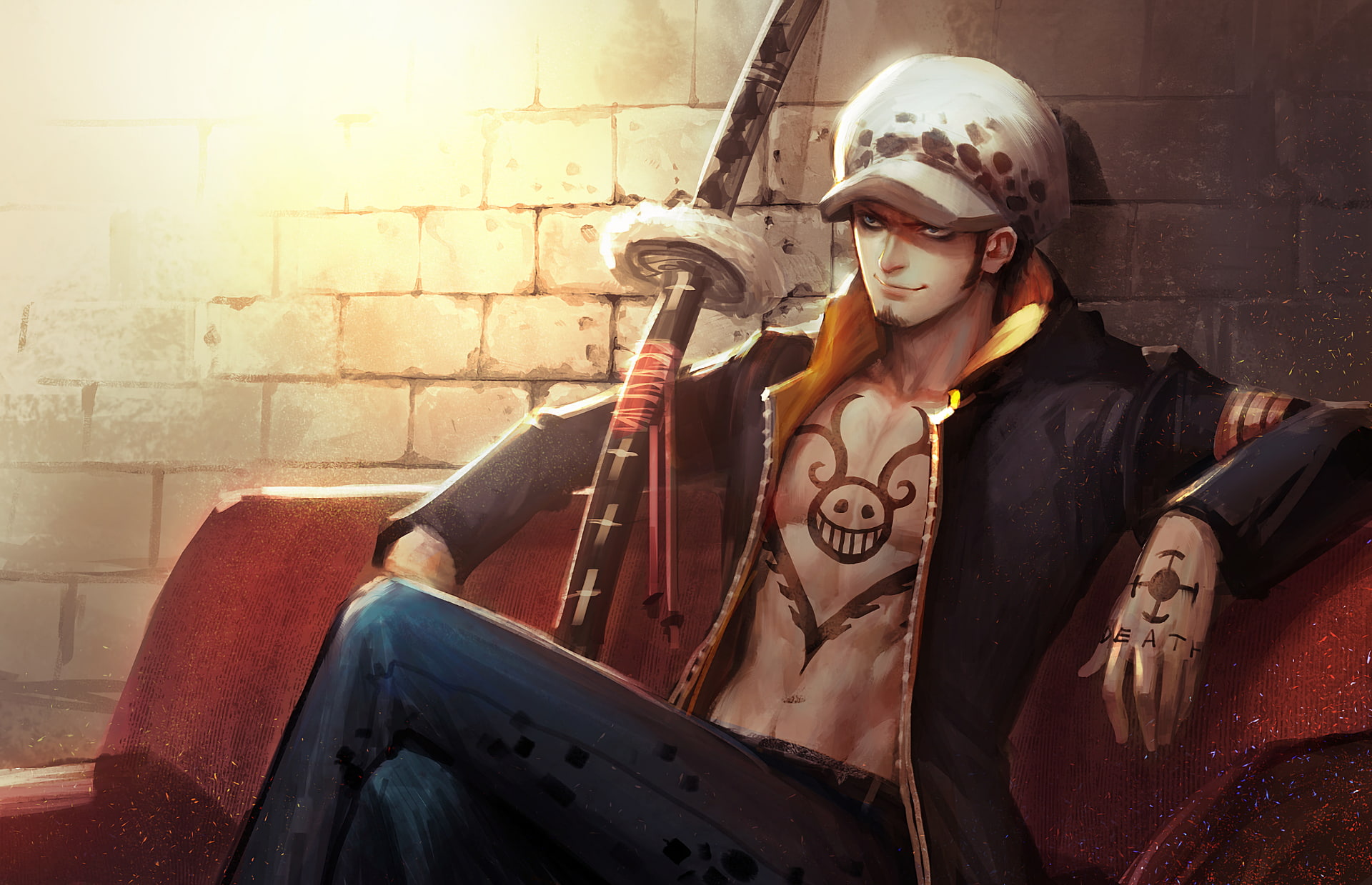 anime, One Piece, 1080P, Trafalgar Law, HD Wallpaper