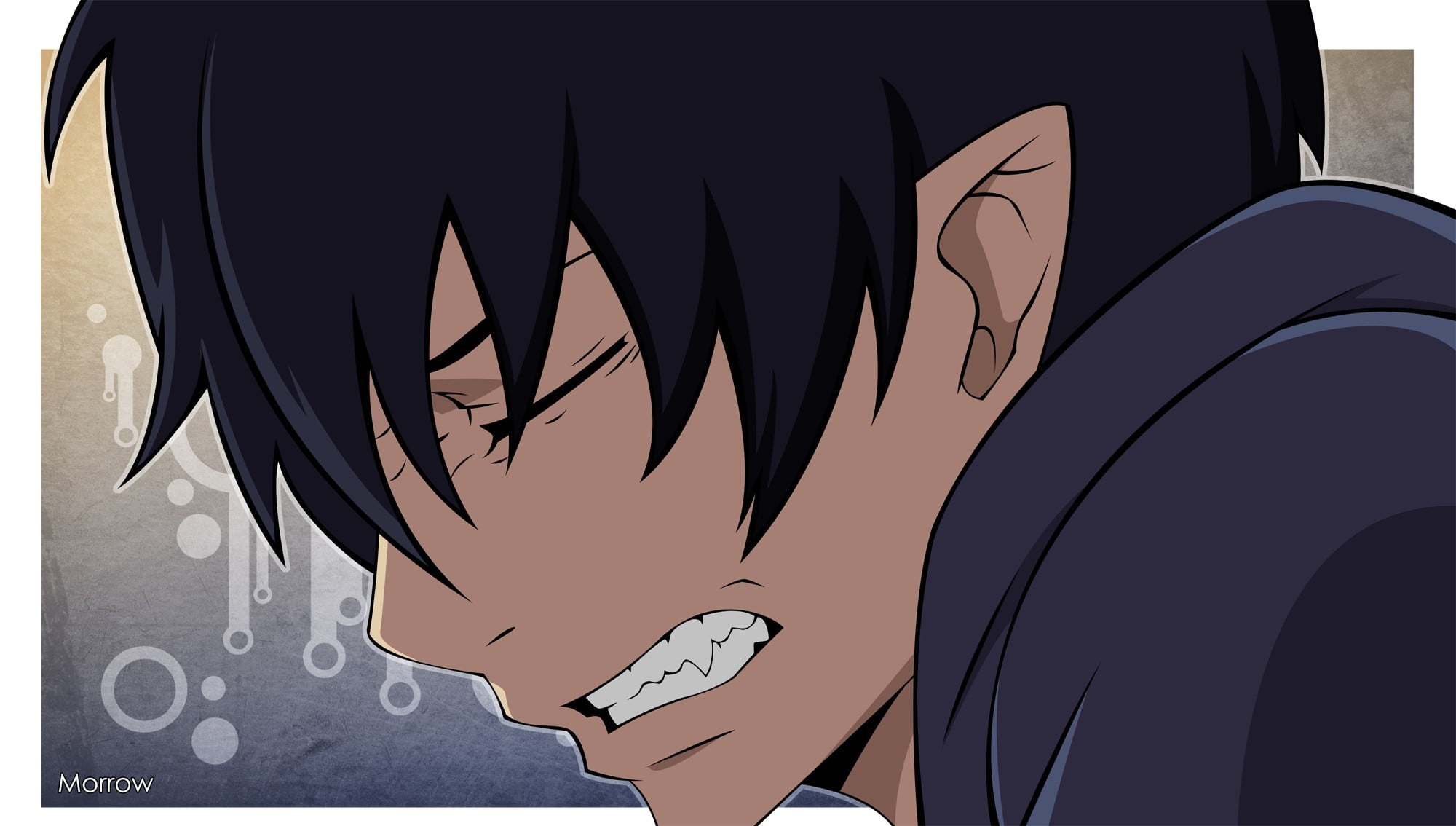 day, vertebrate, close-up, illustration, nature, Blue Exorcist, creativity, outdoors, built structure, craft, 1080P, bird, haired, character, representation, HD Wallpaper