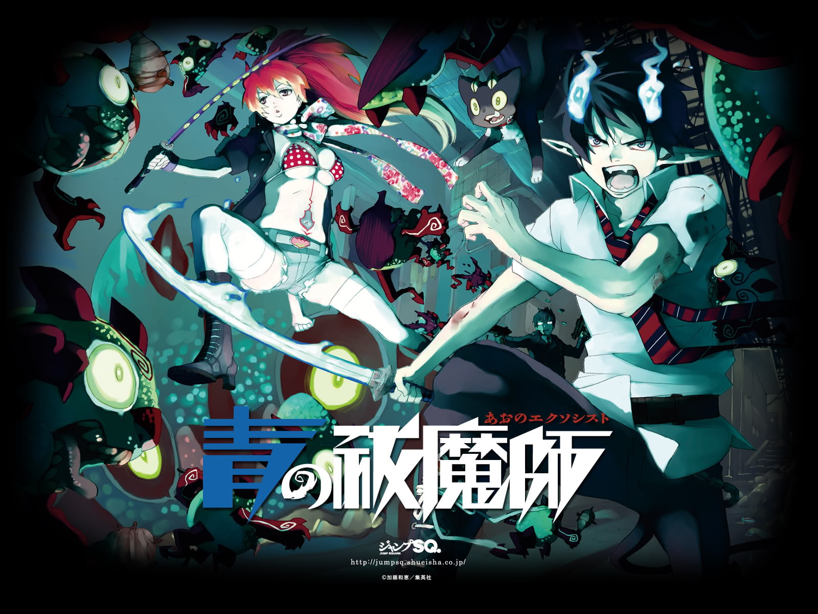 lighting equipment, communication, representation, no people, human representation, Kirigakure Shura, architecture, Blue Exorcist, Okumura Rin, illuminated, HD Wallpaper