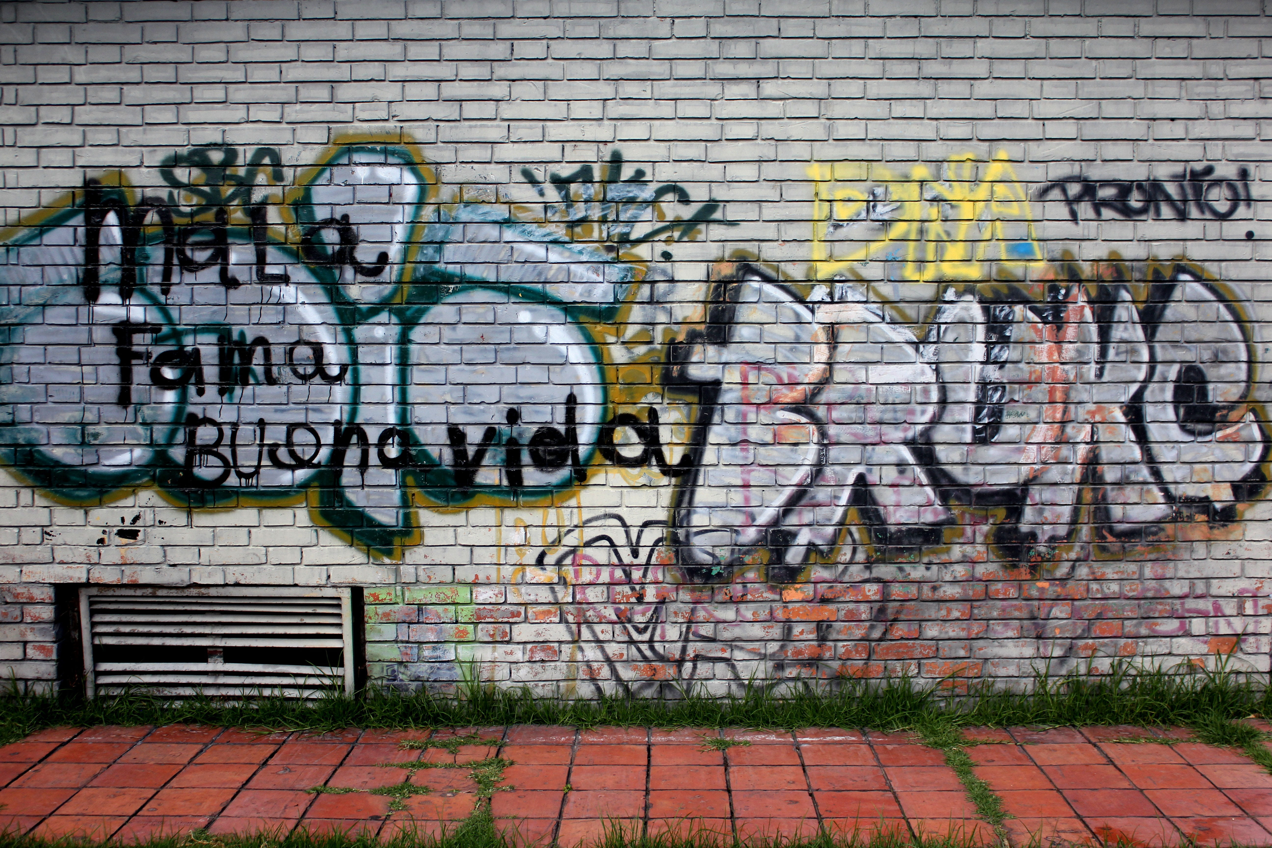culture, architecture, western script, footpath, graffiti, city, mural, urban, art and craft, funky, street, modern, brick, underground, outdoors, built structure, HD Wallpaper
