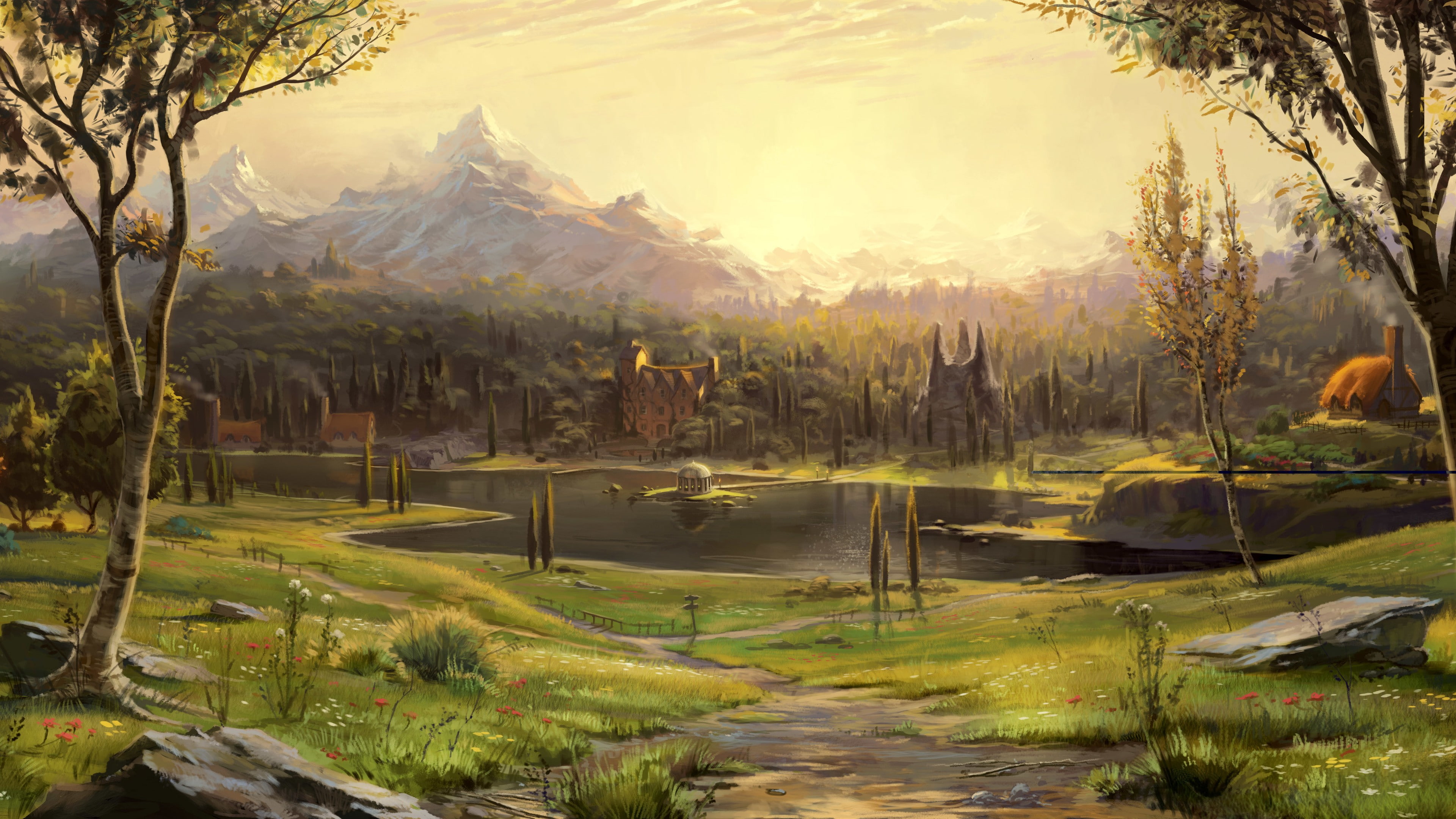 artwork, 4K, fantasy art, Fable, HD Wallpaper