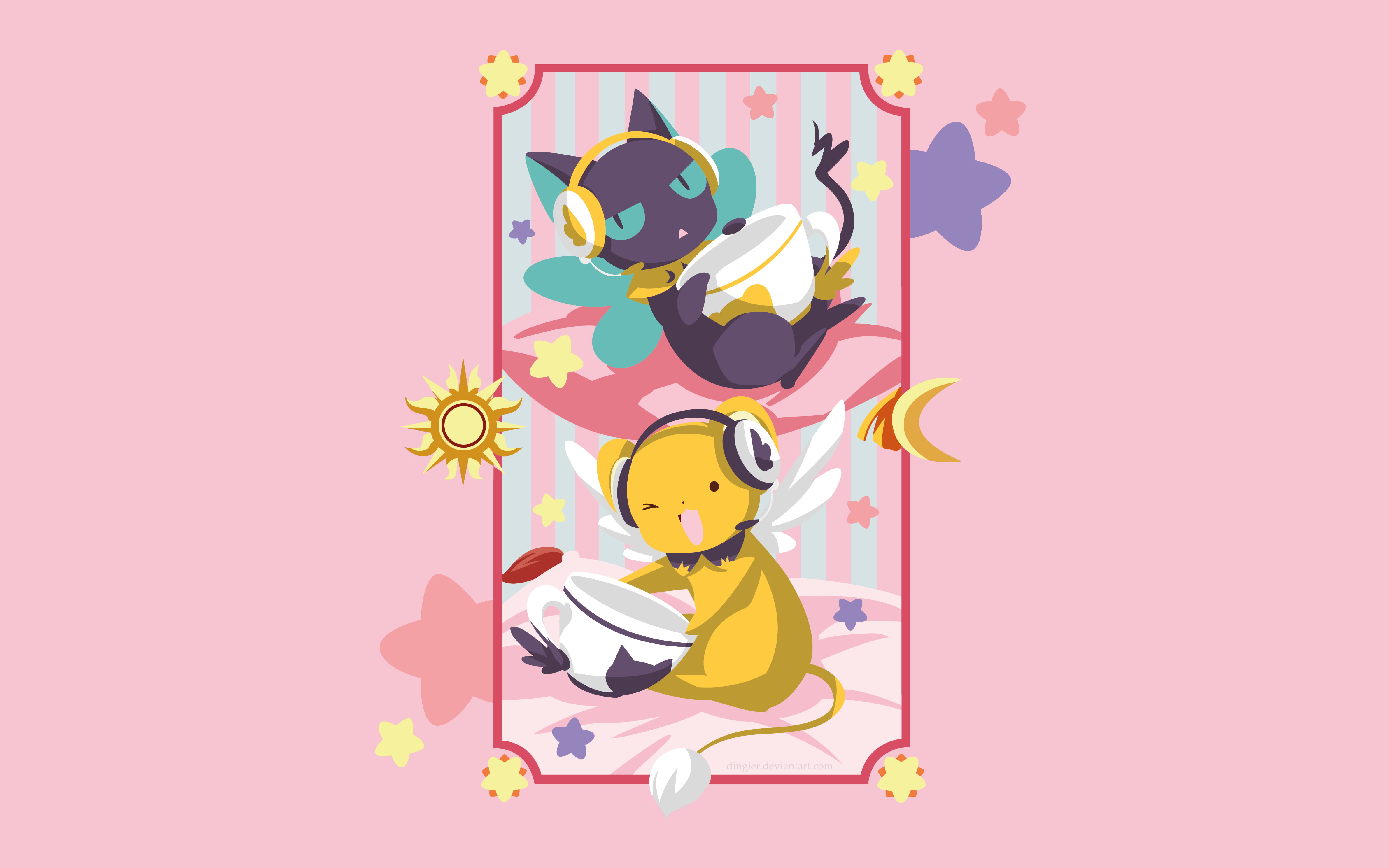 Cerberus (Cardcaptor Sakura), Cardcaptor Sakura, 4K, Spinel Sun, Anime, HD Wallpaper