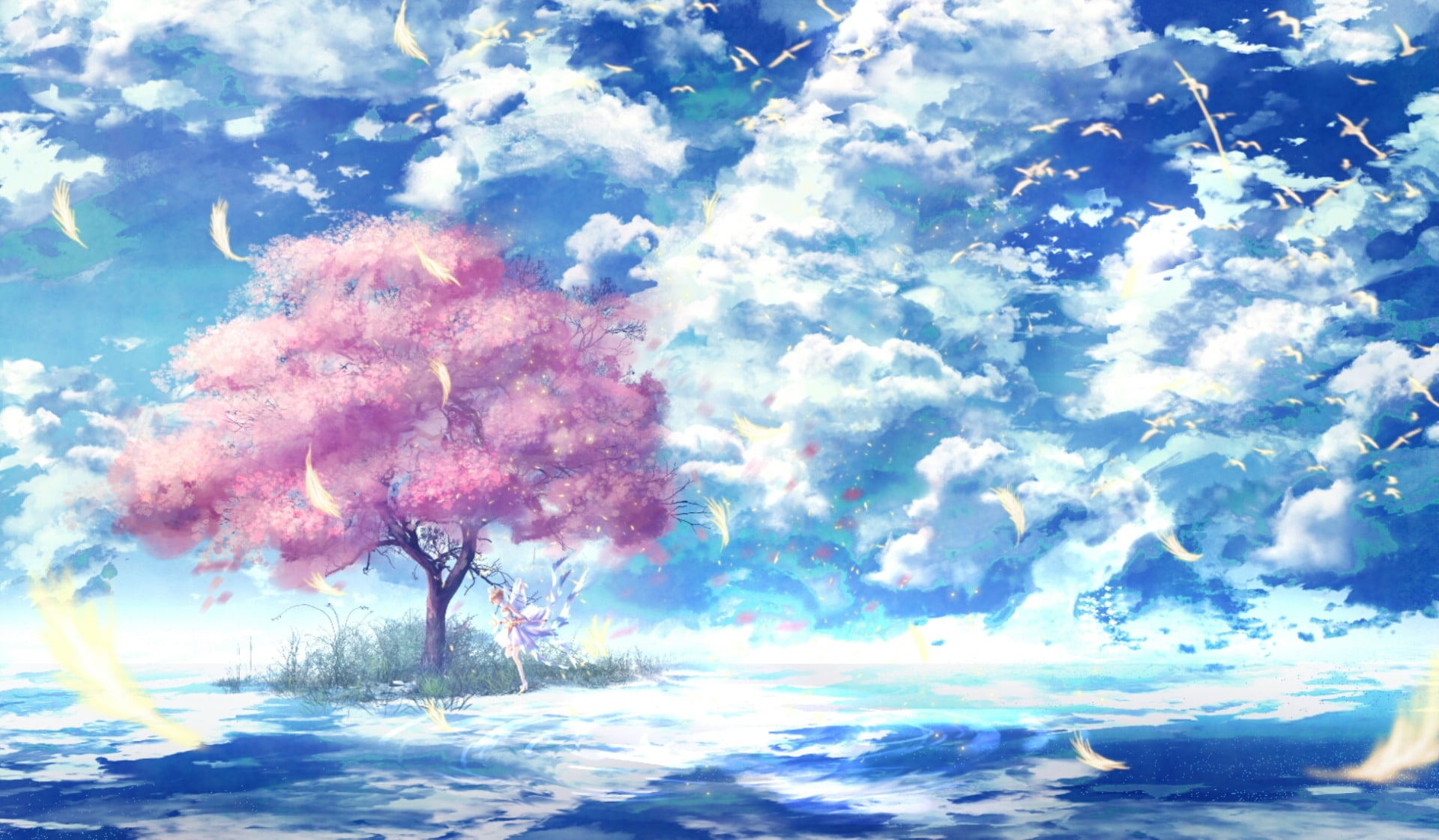 1080P, Sakura Kinomoto, Cardcaptor Sakura, Anime, HD Wallpaper