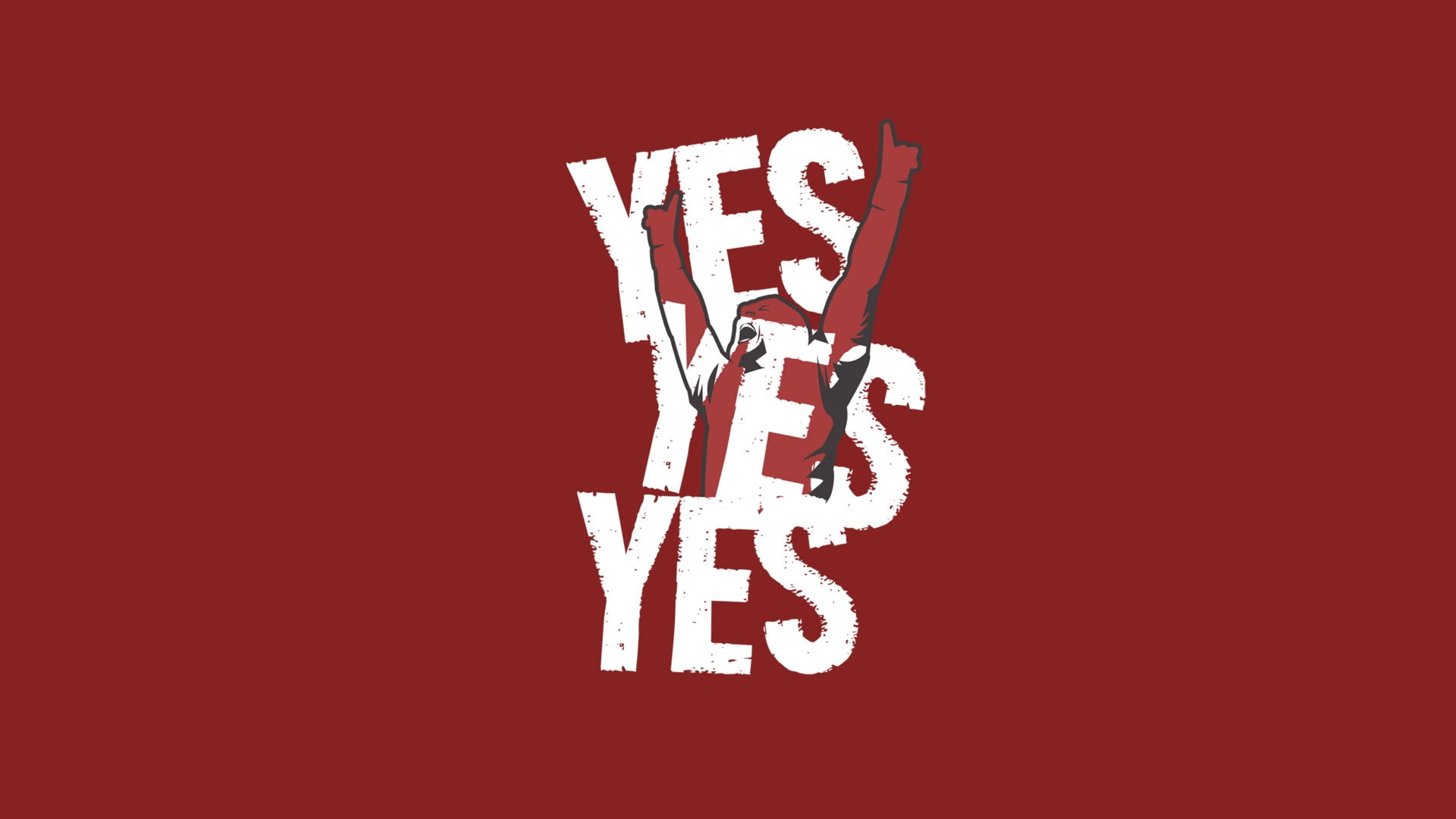 western script, close-up, red background, Daniel Bryan, textile, capital letter, white color, representation, no people, copy space, white, printed, red, HD Wallpaper