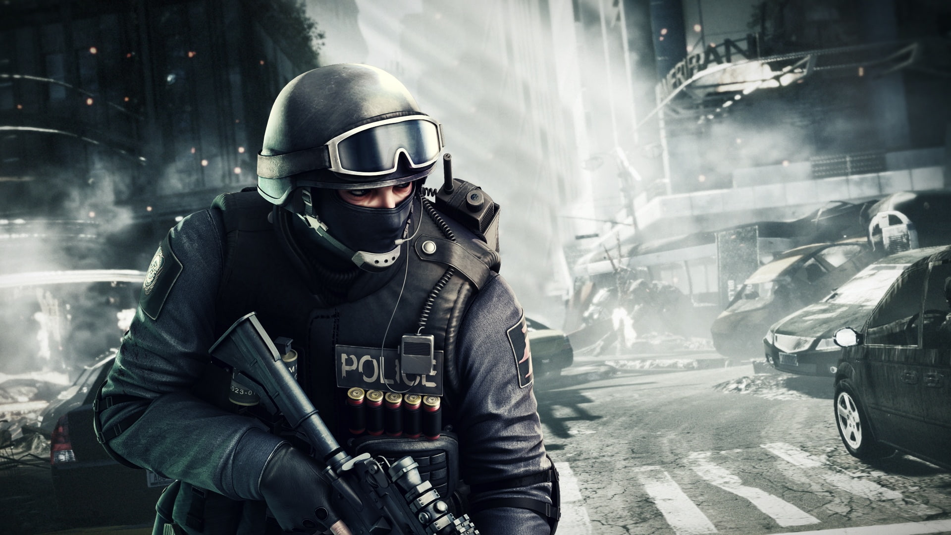 games, contr, graphics, men, helmet, police, warriors, blank, point, terrorists, 1080P, HD Wallpaper