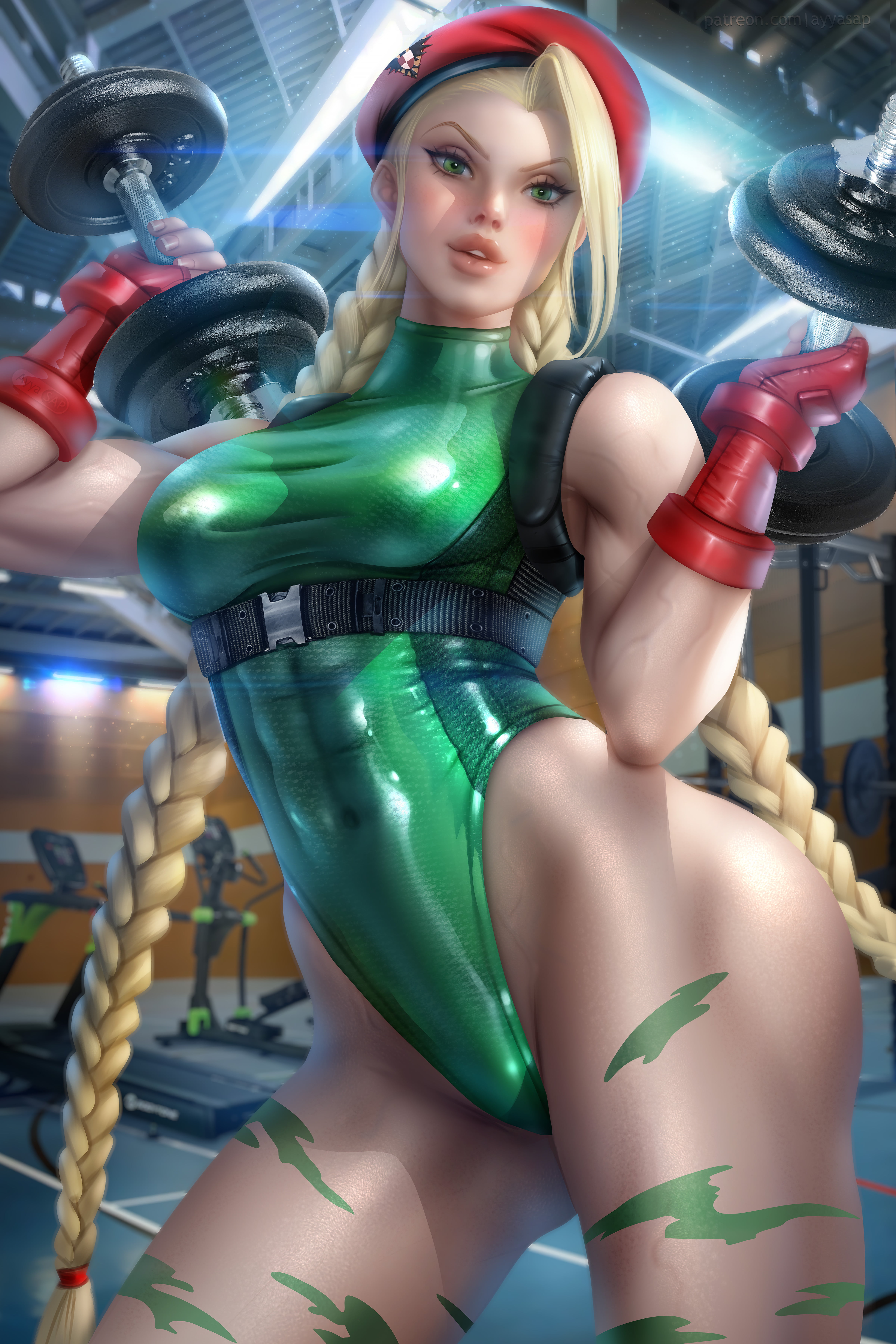 Street Fighter, women, video game girls, looking at viewer, Cammy White, video game art, Cammy, 5K, Ayya Saparniyazova, video games, vertical, drawing, Phone HD Wallpaper