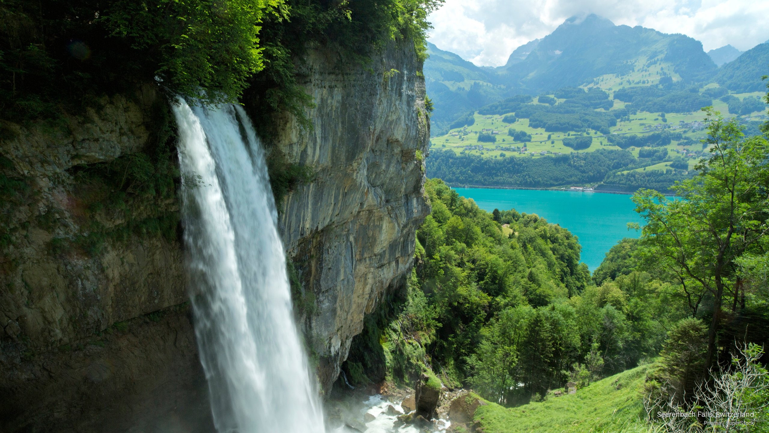 2K, seerenbach, Waterfalls, switzerland, falls, HD Wallpaper