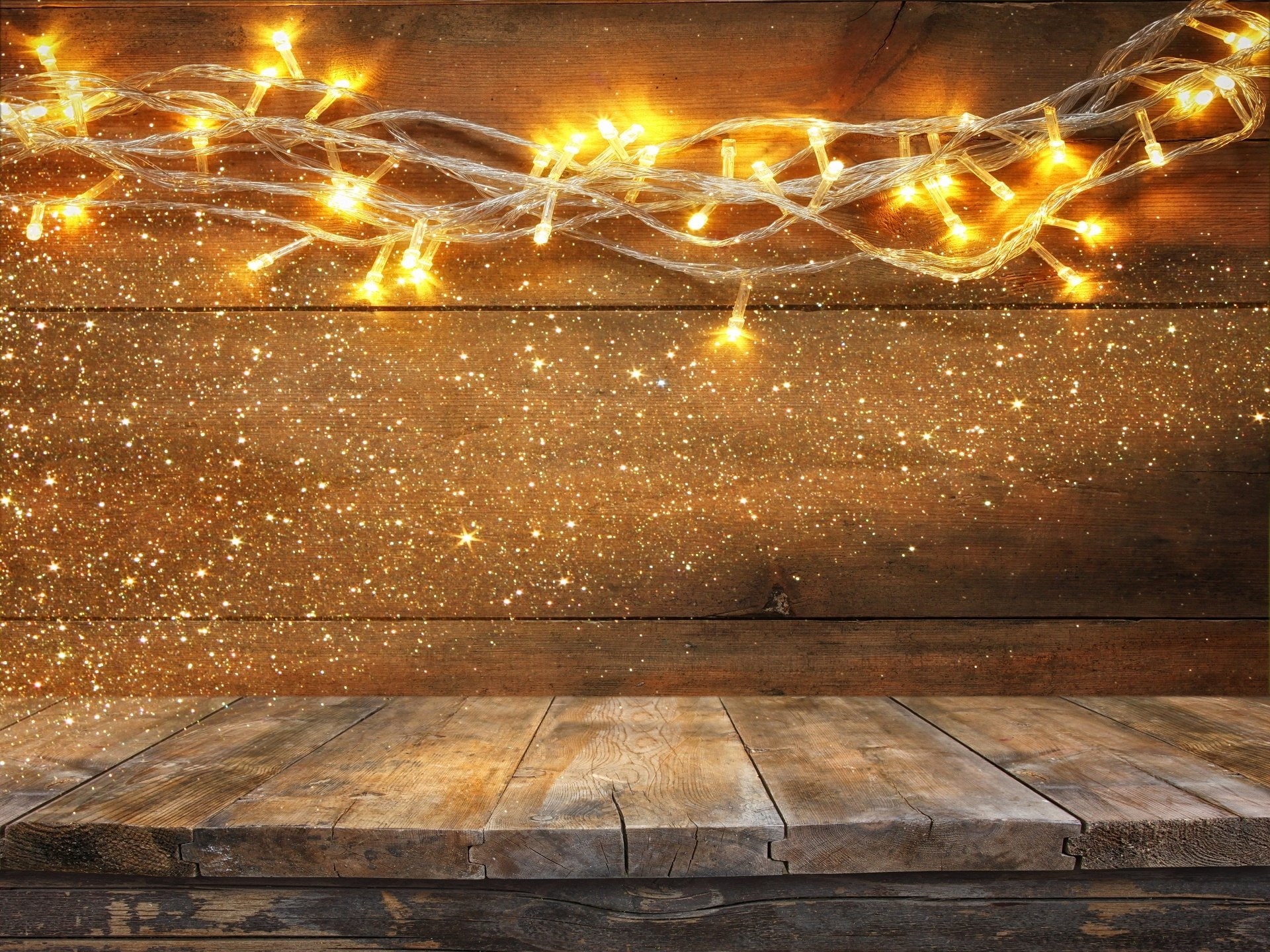 1080P, Christmas, Wood, Holiday, Christmas Lights, HD Wallpaper