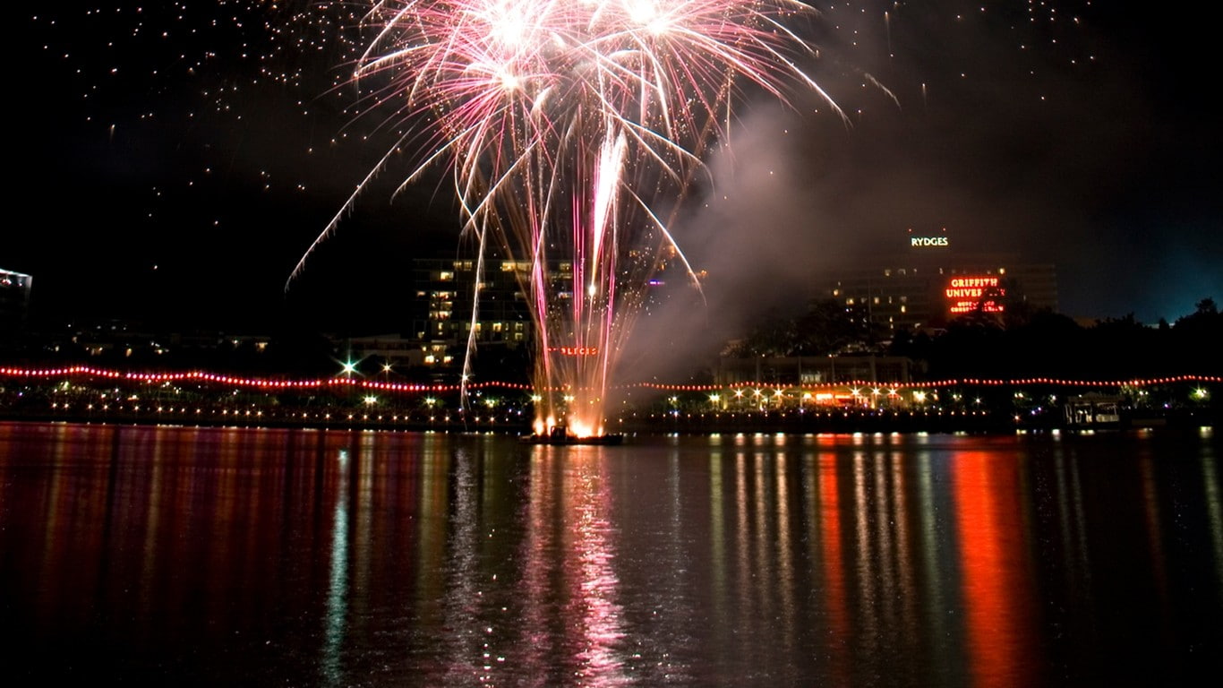 fireworks, 720P, HD Wallpaper