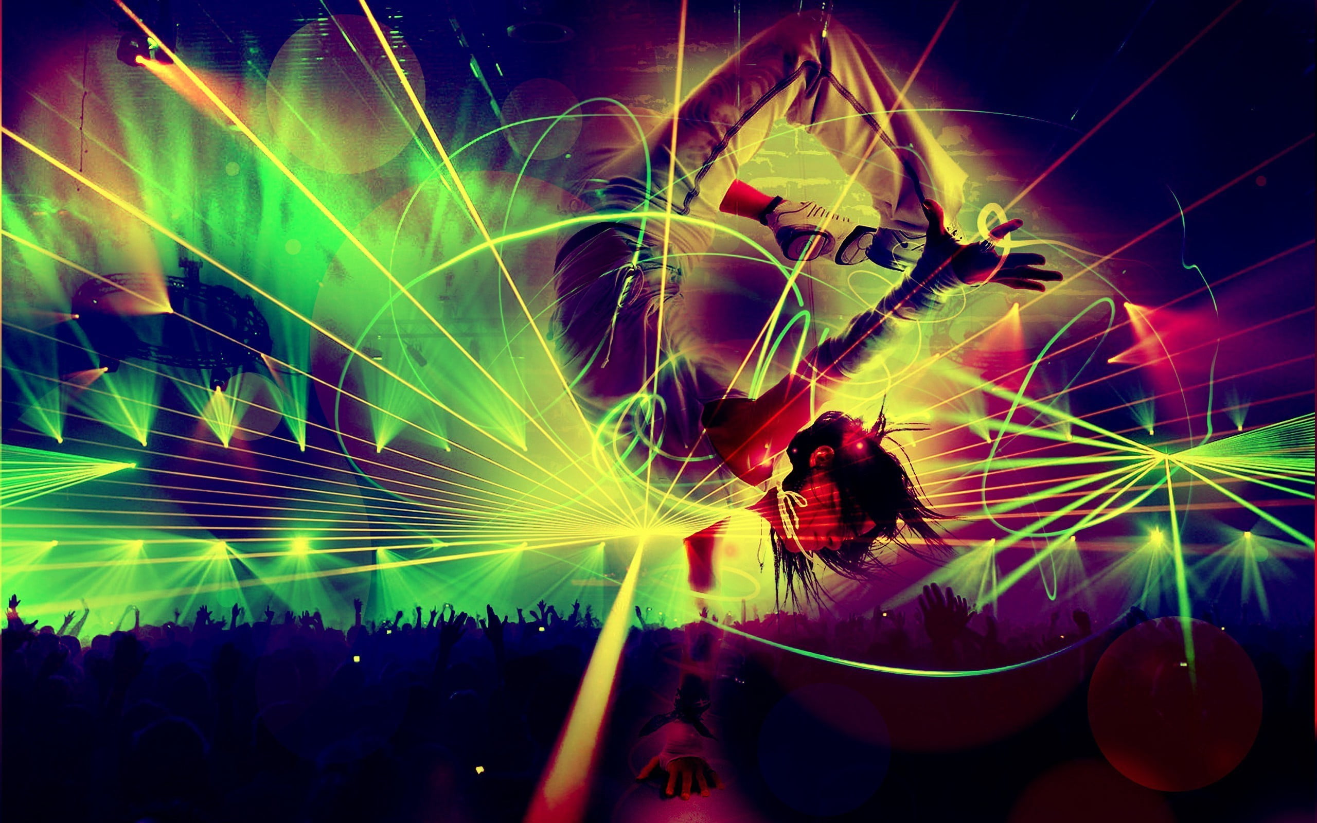 stage light, crowd, nightlife, enjoyment, pants, concert, light beam, clubbing, excitement, event, real people, music, lighting equipment, positive emotion, HD Wallpaper