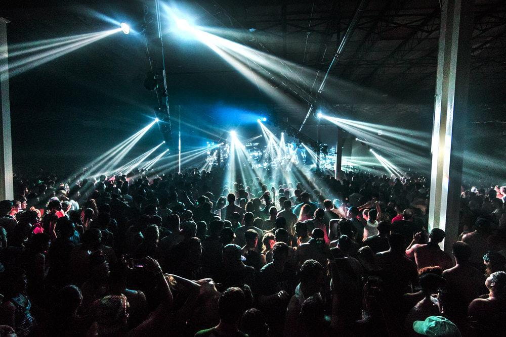 festival, laser, stage light, Music, audience, arts culture and entertainment, Band, stage - performance space, stage, positive emotion, excitement, nightlife, HD Wallpaper