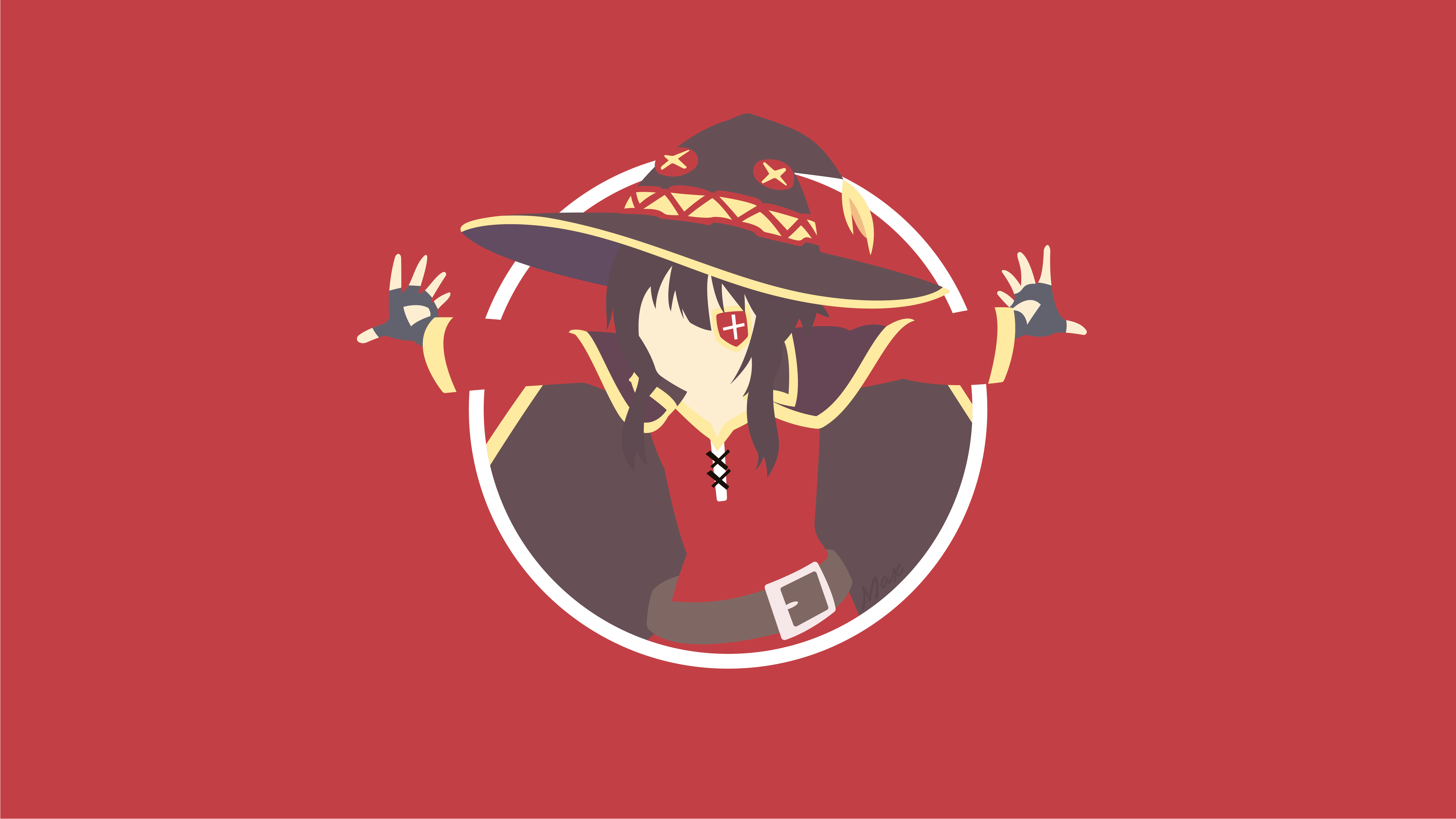 8K, Anime, Megumin (KonoSuba), KonoSuba – God’s blessing on this wonderful world!!, HD Wallpaper
