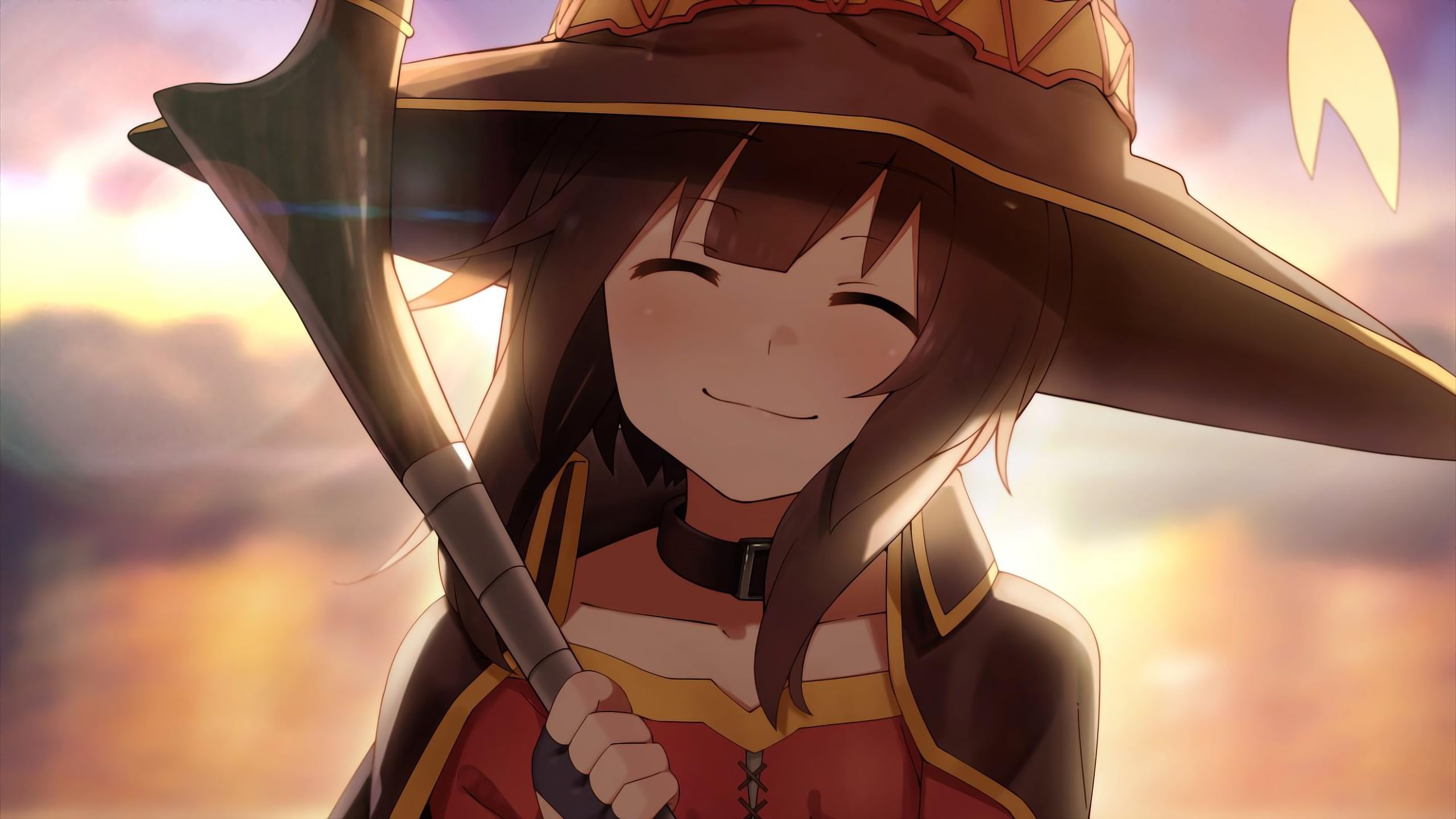 KonoSuba – God’s blessing on this wonderful world!!, 2K, Anime, Megumin (KonoSuba), HD Wallpaper