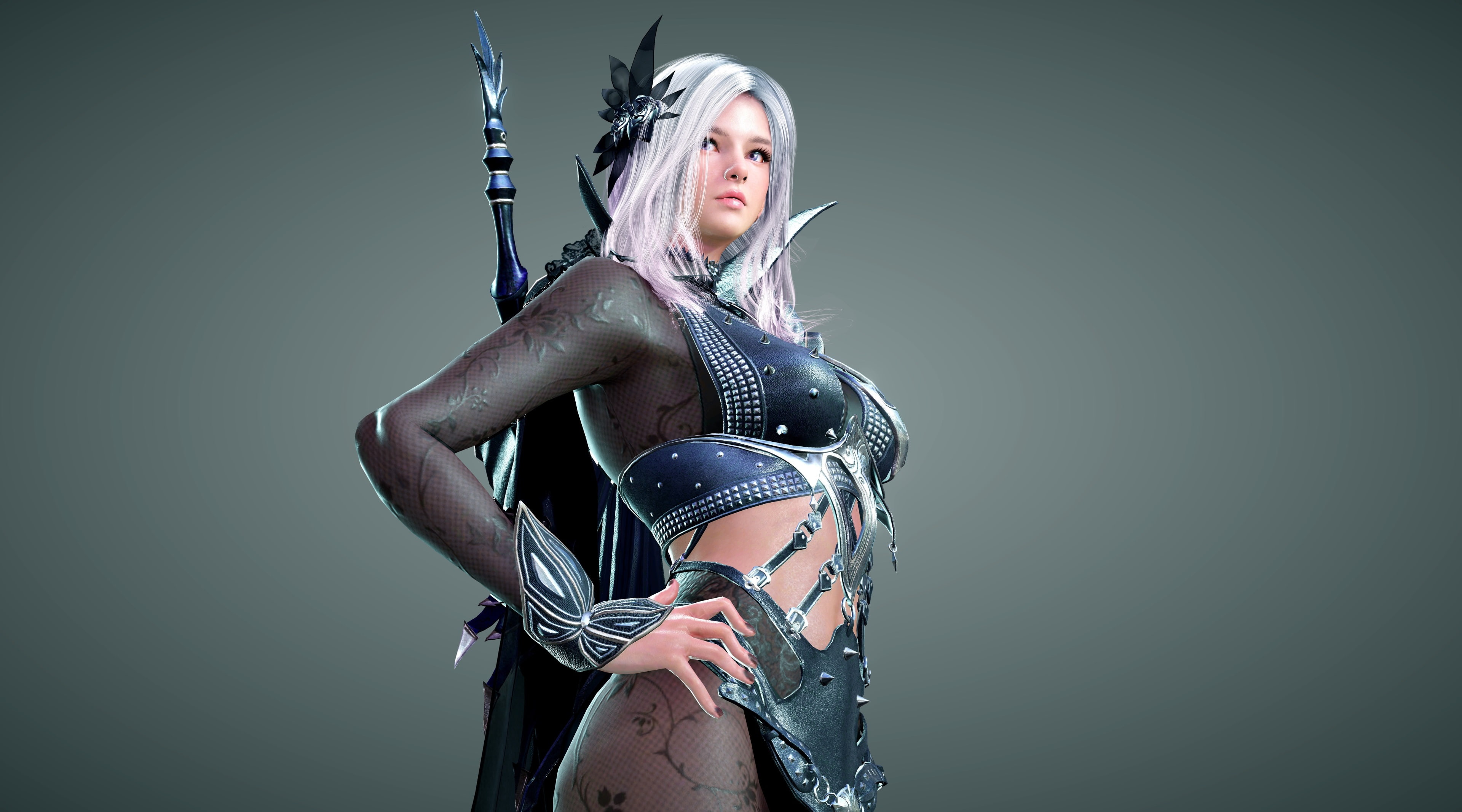 females, adult, black desert online 4k  full hd, hair, beauty, blond hair, hairstyle, one person, indoors, young adult, fashion, 4K, clothing, beautiful woman, HD Wallpaper