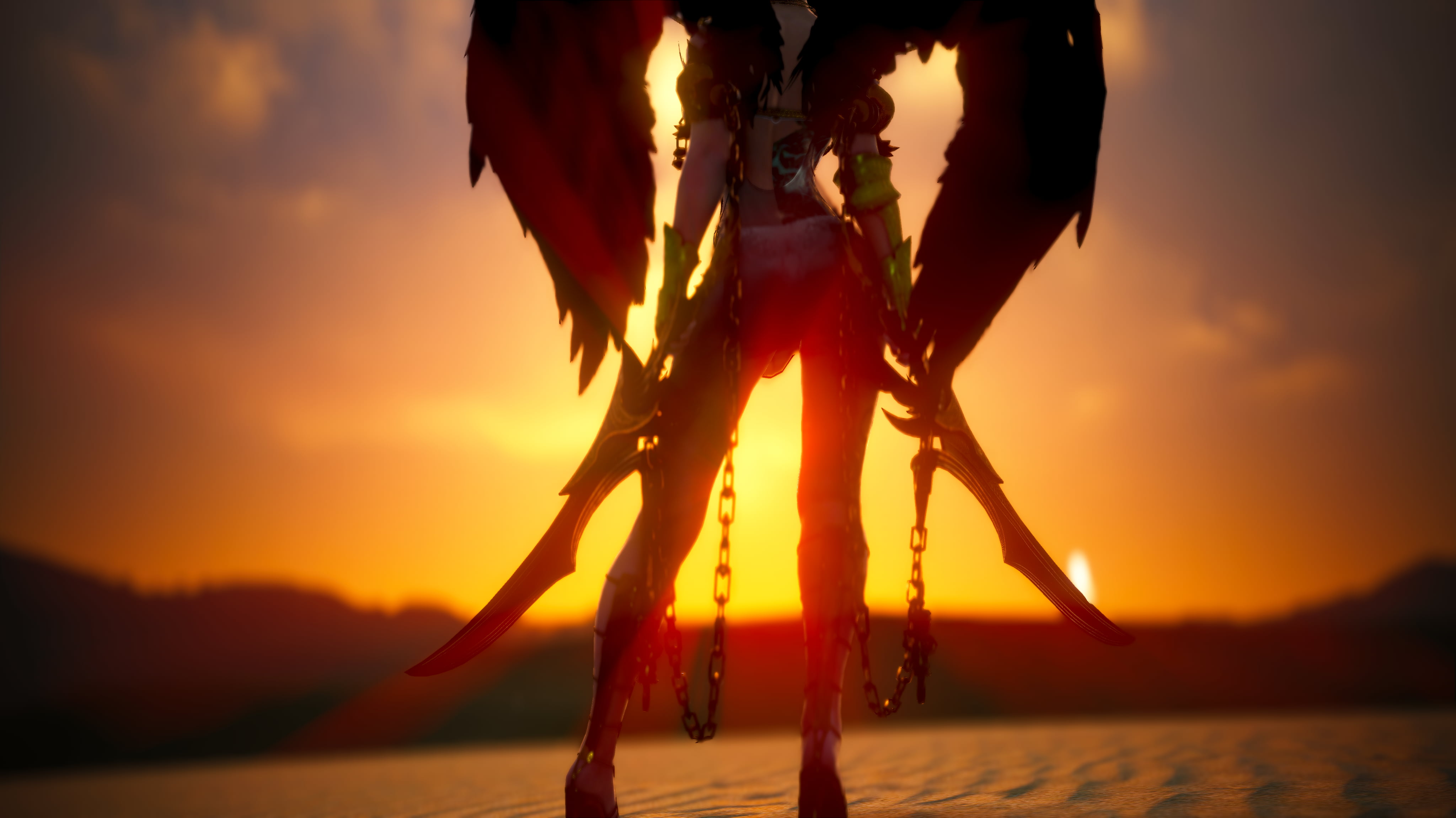 wings, Lahn, black desert online, 4K, HD Wallpaper