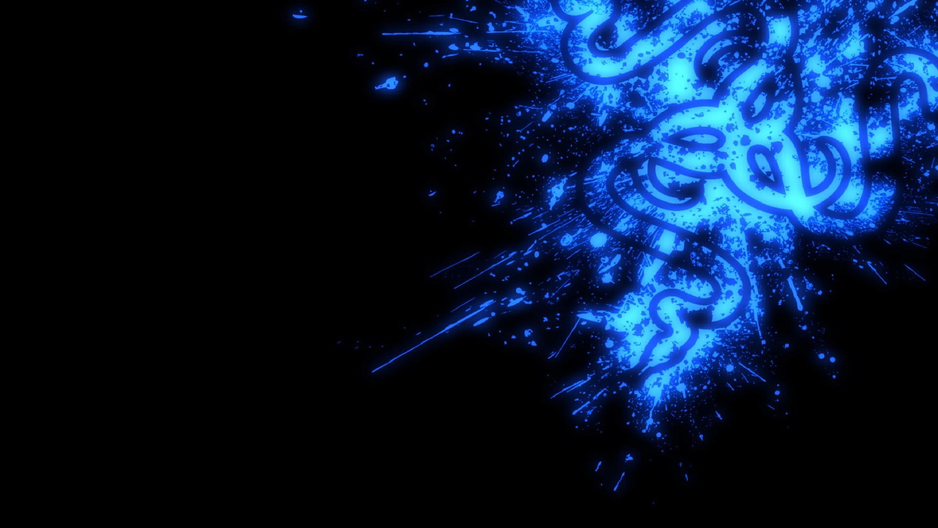 no people, illustration, firework display, firework, illuminated, neon, light, Razer, 1080P, celebration, nature, night, light - natural phenomenon, lighting equipment, HD Wallpaper