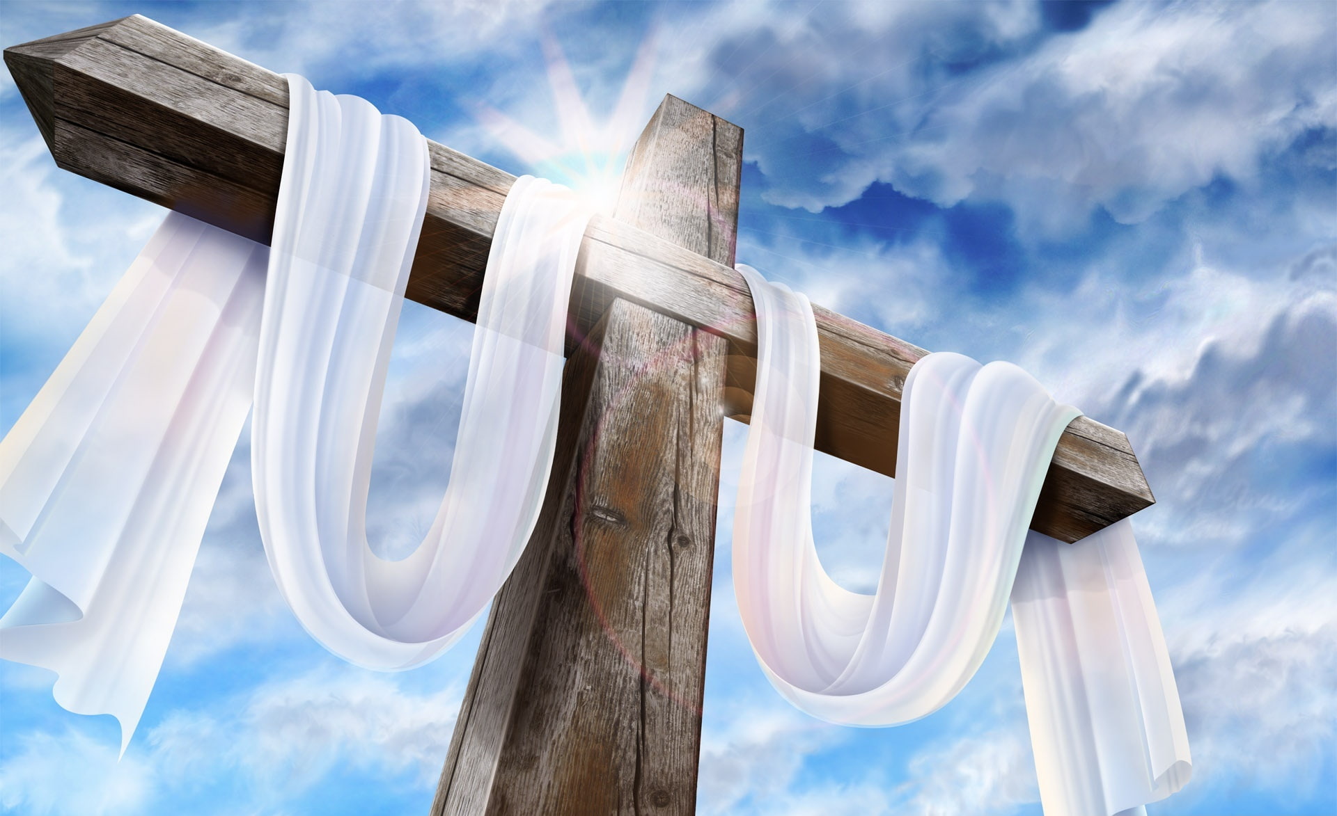 1080P, blue, no people, Easter, geometric shape, Cross, Holidays, outdoors, environment, day, architecture, wooden, holy cross, building exterior, technology, HD Wallpaper