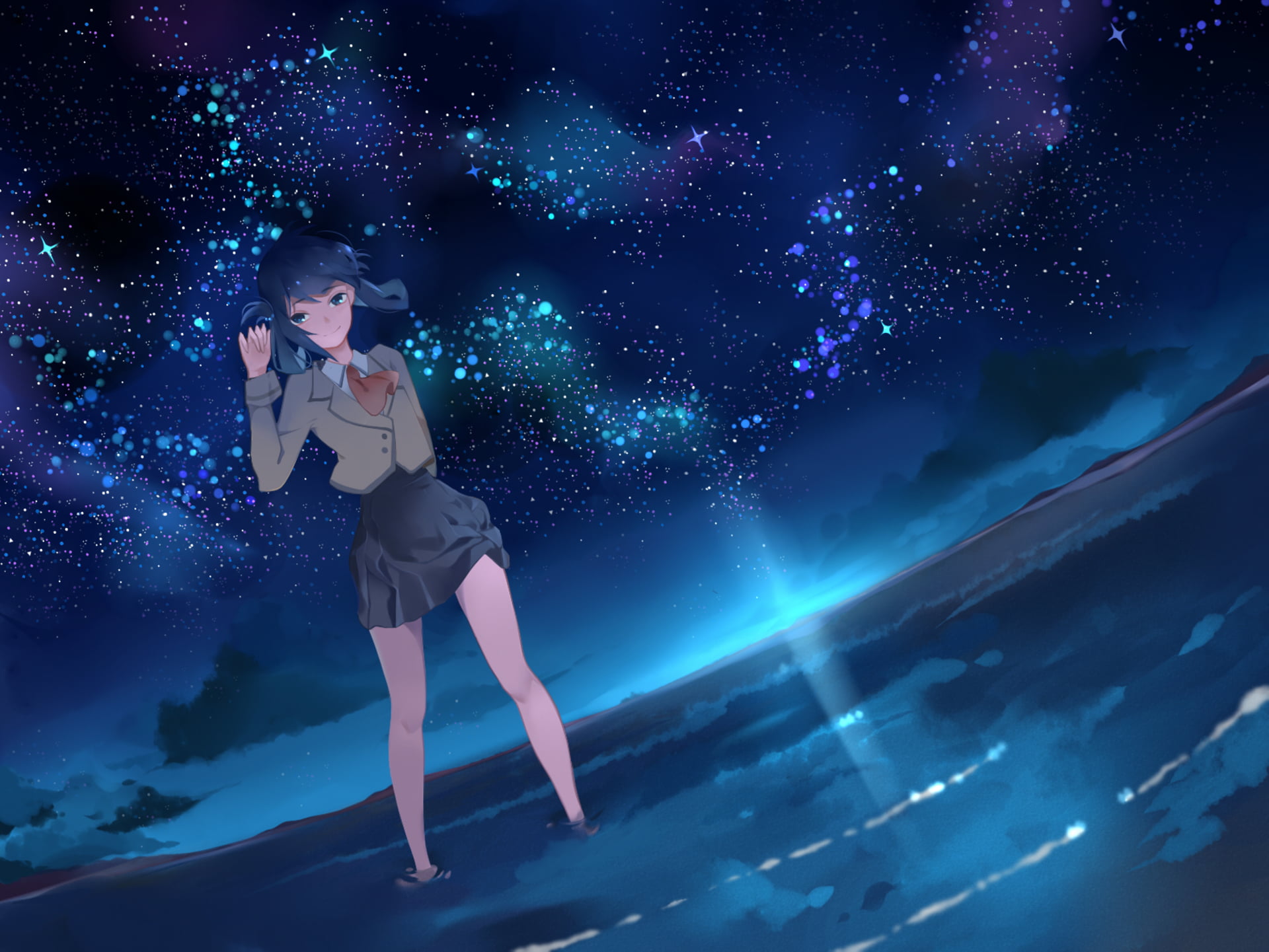 Anime, Nagi no Asukara, Miuna Shiodome, 1080P, HD Wallpaper