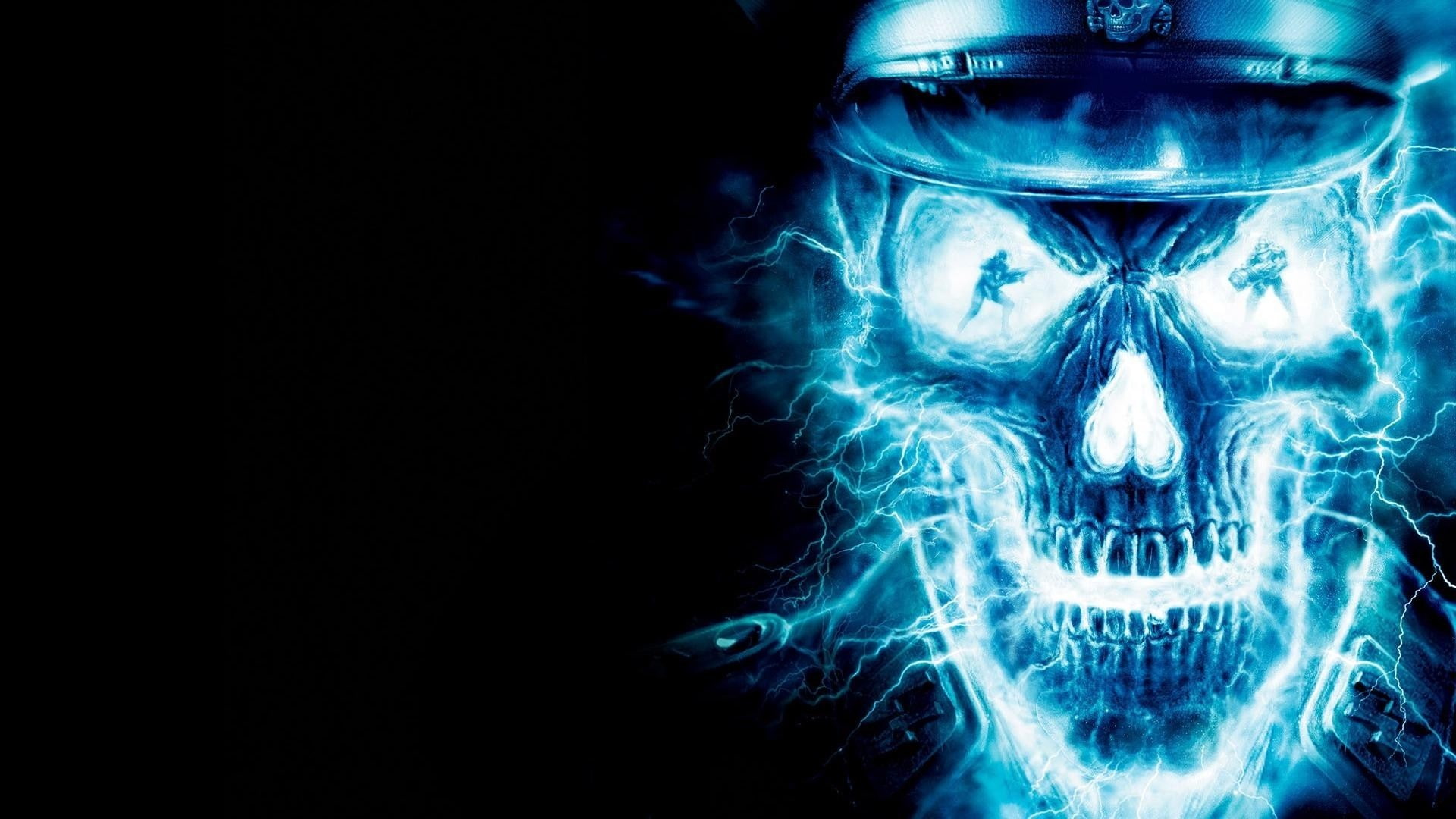 human body part, close-up, illuminated, body part, glowing, digital composite, copy space, blue, nature, 1080P, human skeleton, artwork, motion, black background, HD Wallpaper