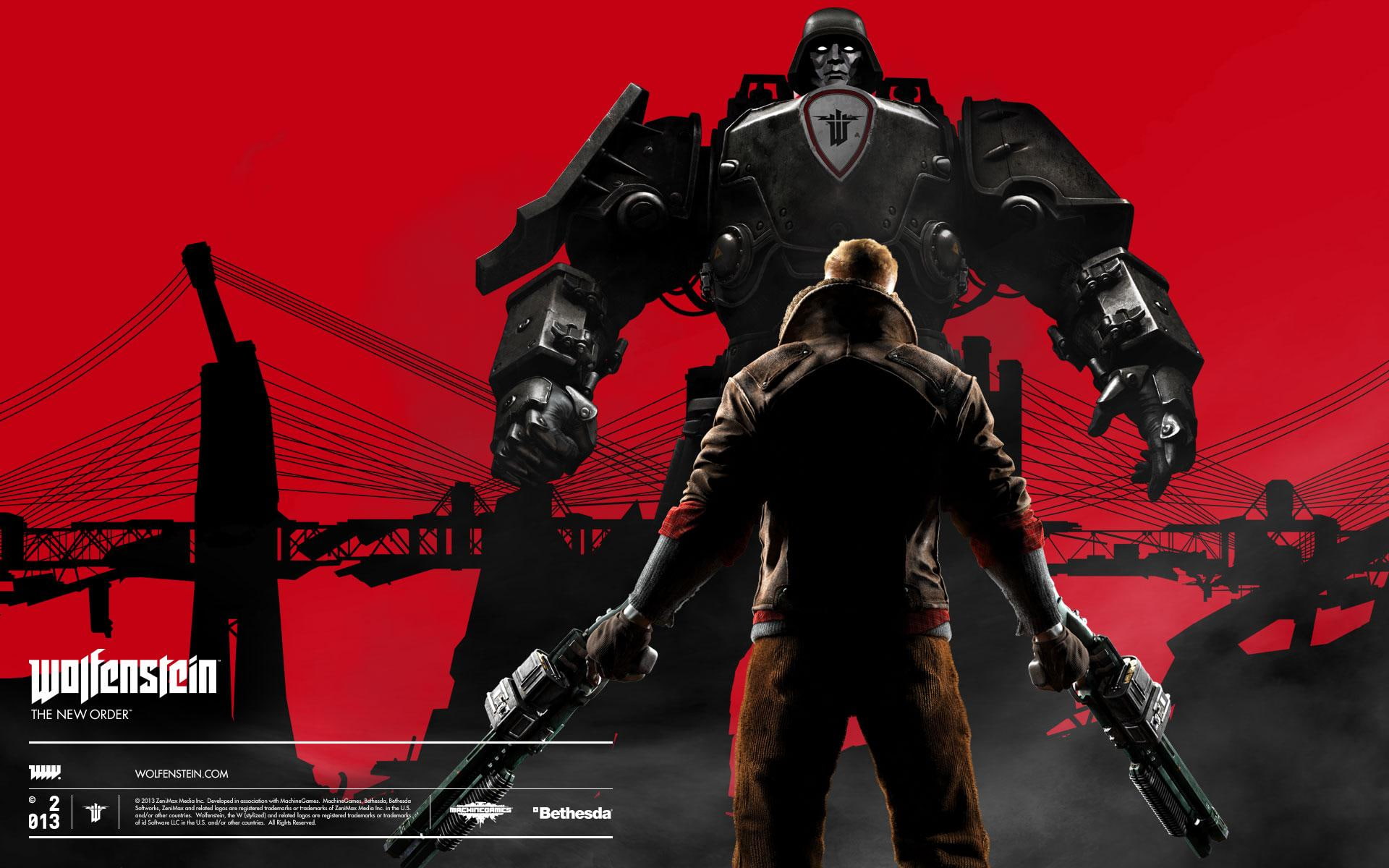 wolfenstein, 2014, 1080P, new, order, HD Wallpaper