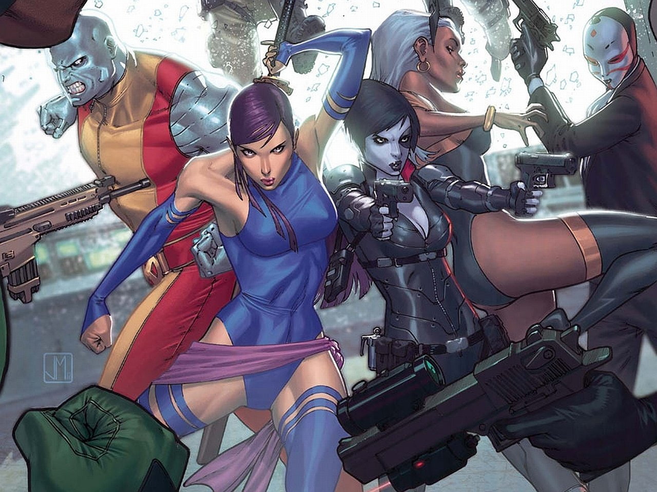 720P, Psylocke (Marvel Comics), Colossus, X-Men, HD Wallpaper