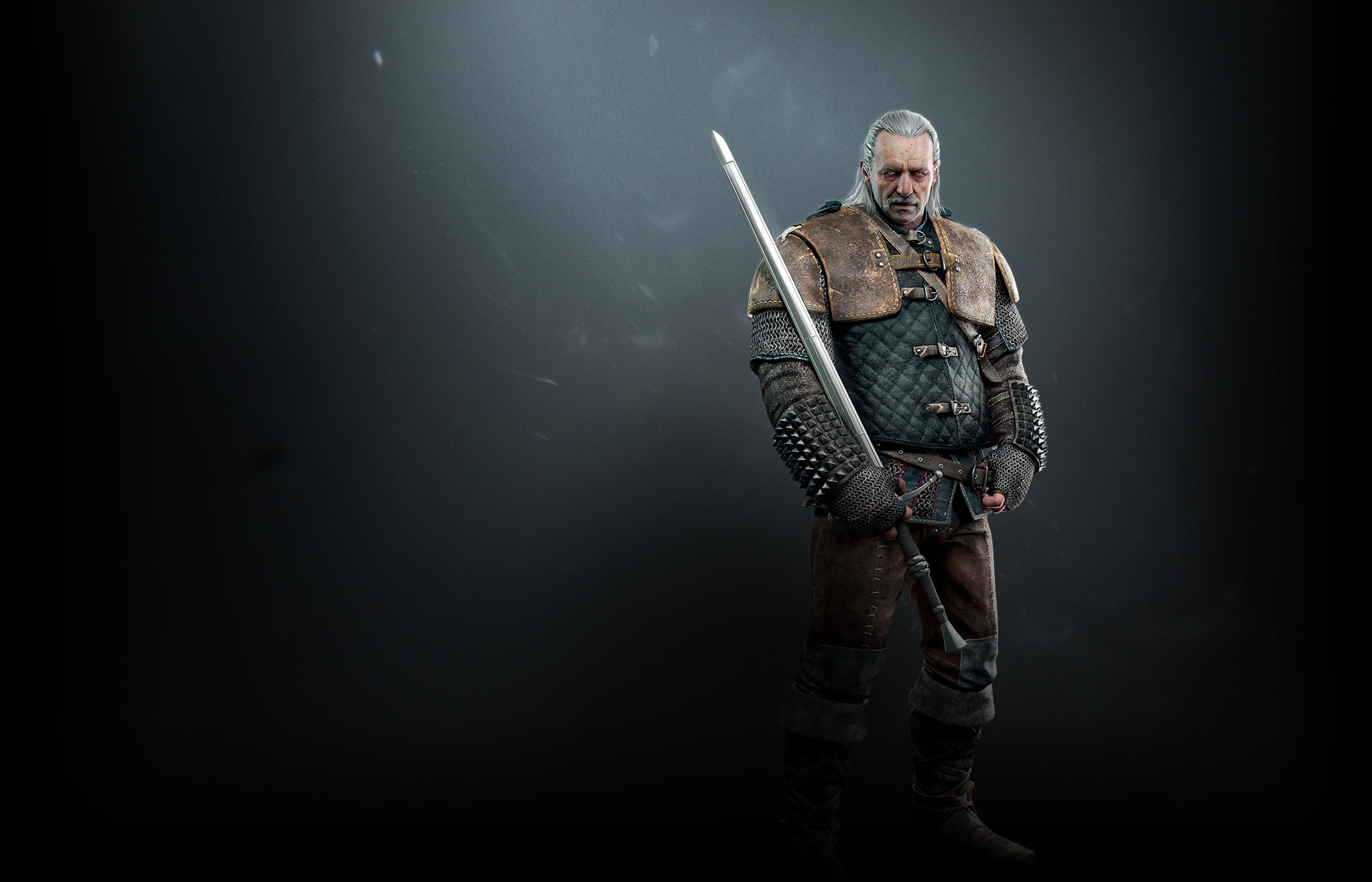 males, protection, gladiator, heroes, knight - Person, character, armed Forces, aggression, The Witcher 3: Wild Hunt, strength, Vesemir, Art, muscular Build, HD Wallpaper