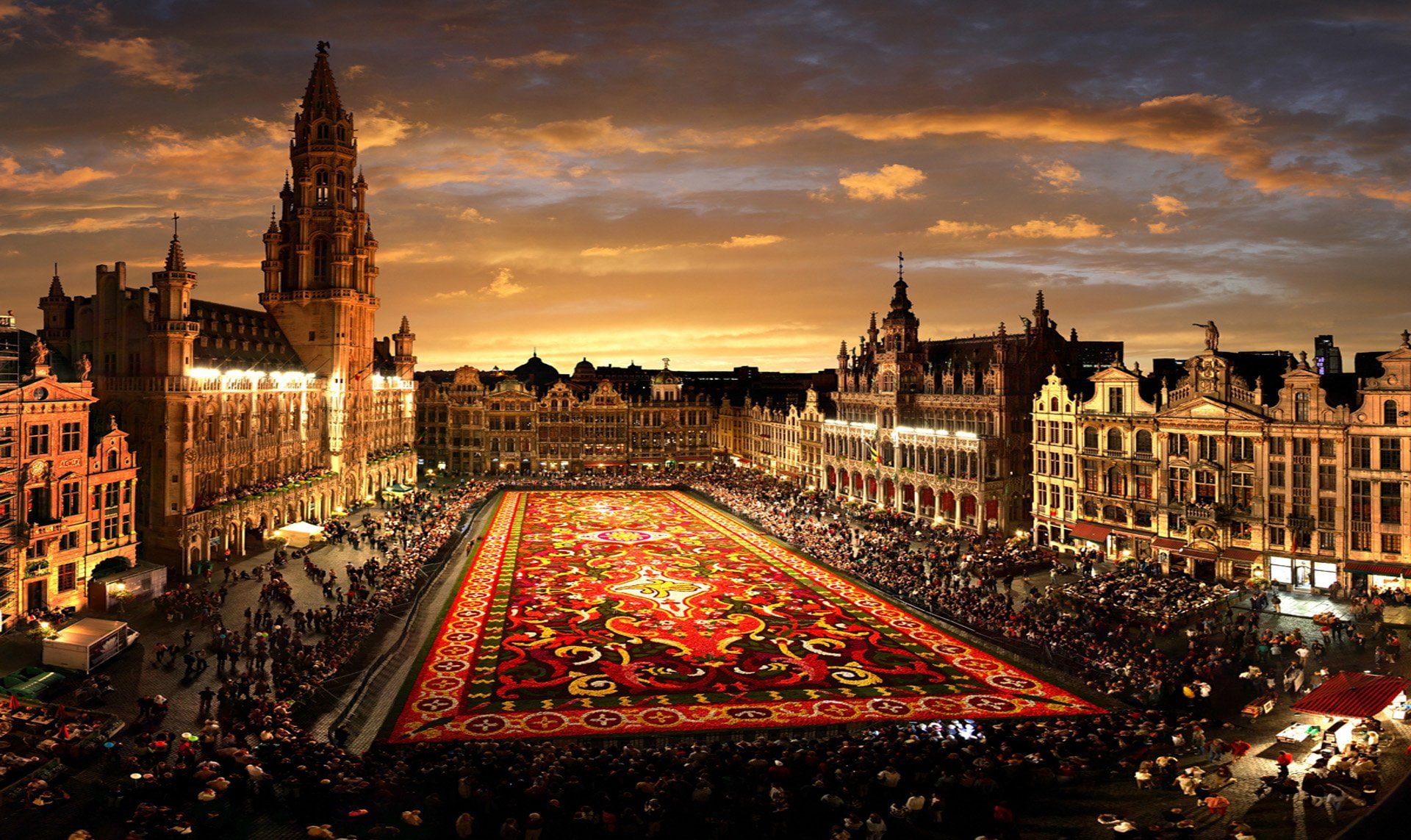 Brussels, Grand Palace, Cities, 1080P, Palace, Belgium, HD Wallpaper