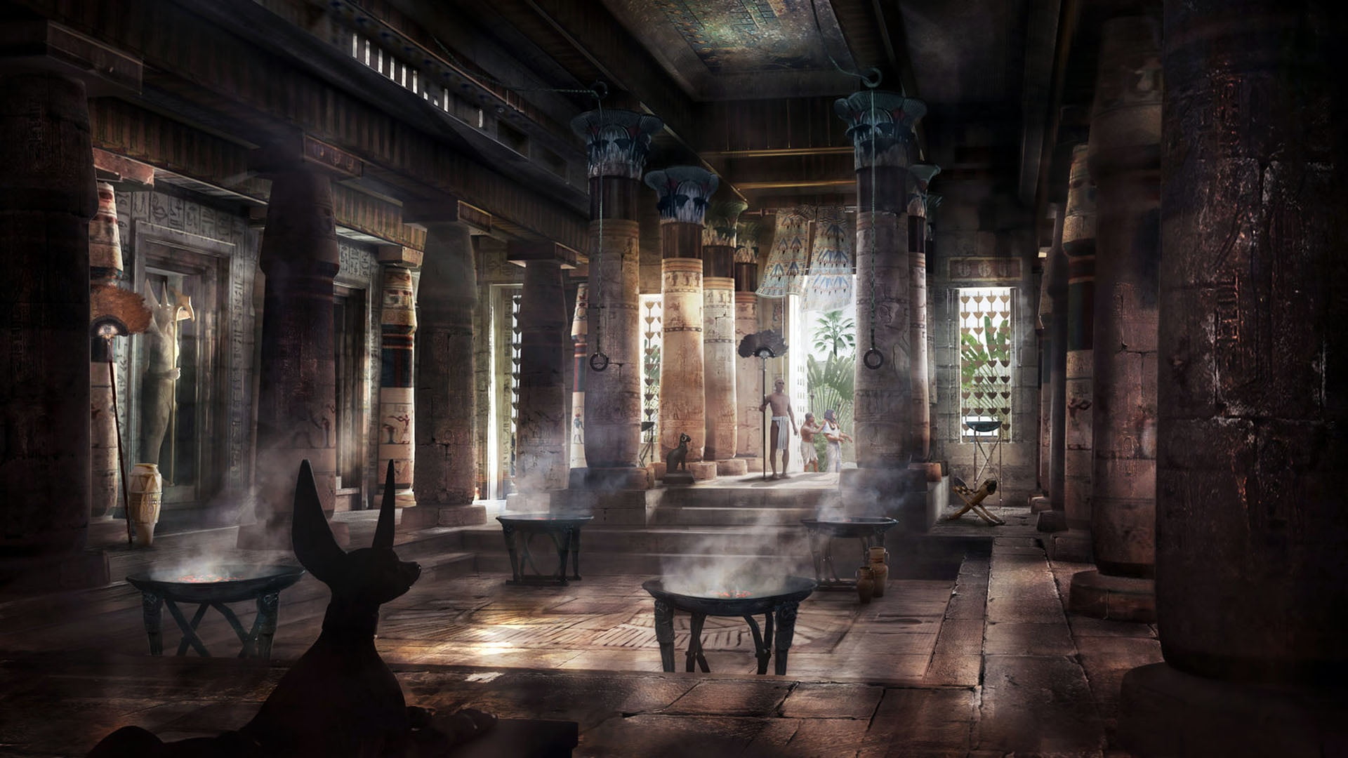 1080P, Armando Savoia, Egypt, Pharaohs-palace, the Pharaohs Palace, HD Wallpaper