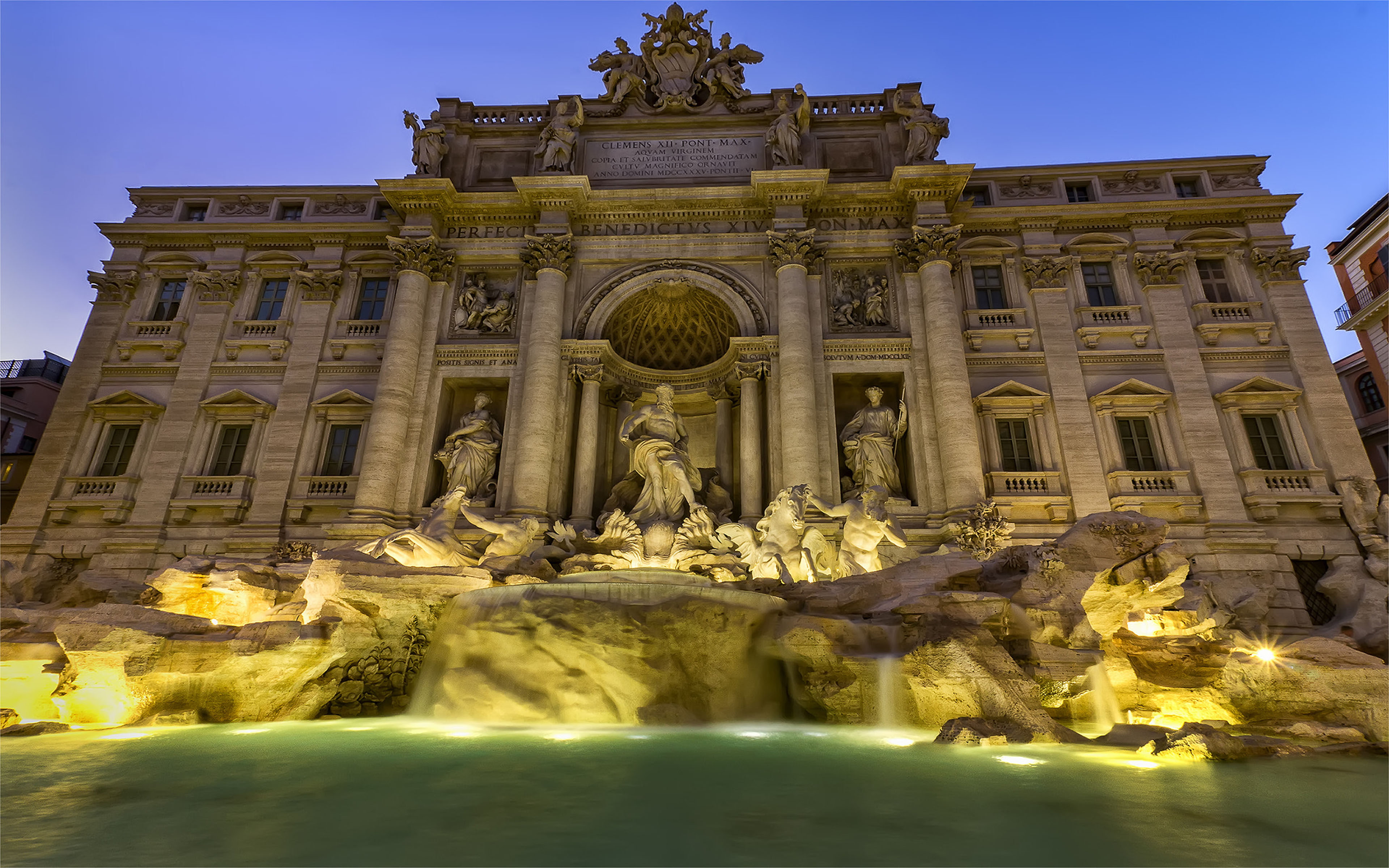 trevi, fountains, phones, rome, mobile, baroque, one, laptop, town, 4K, world, tablet, largest, hd, fountain, italy, HD Wallpaper