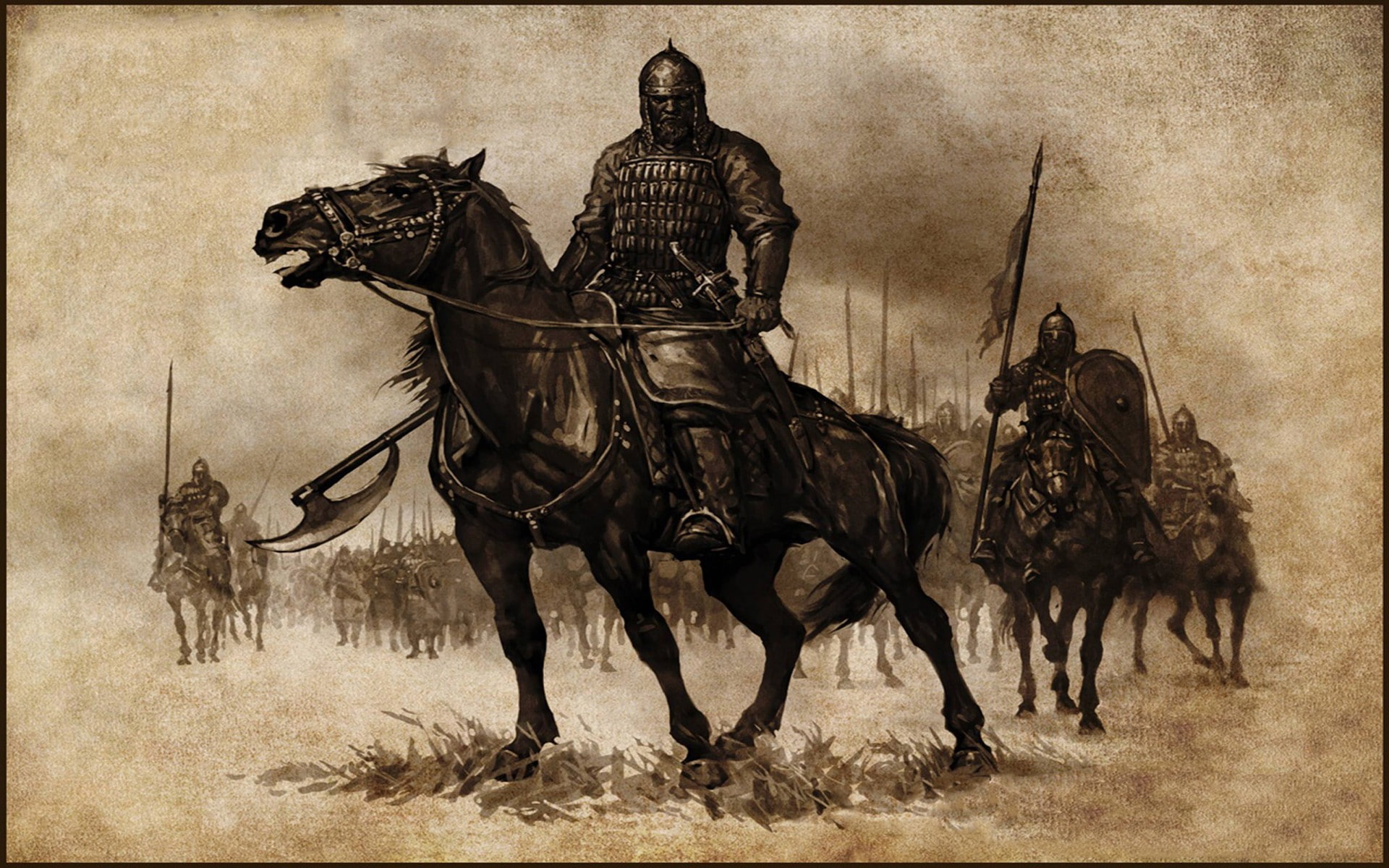 warrior, horse, video games, Mount and Blade, war, 1080P, HD Wallpaper